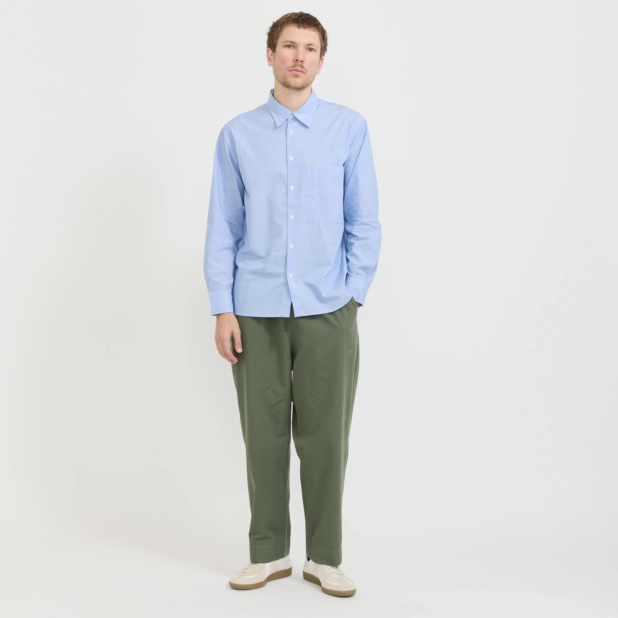 Square Pocket Shirt Sky - Image 2