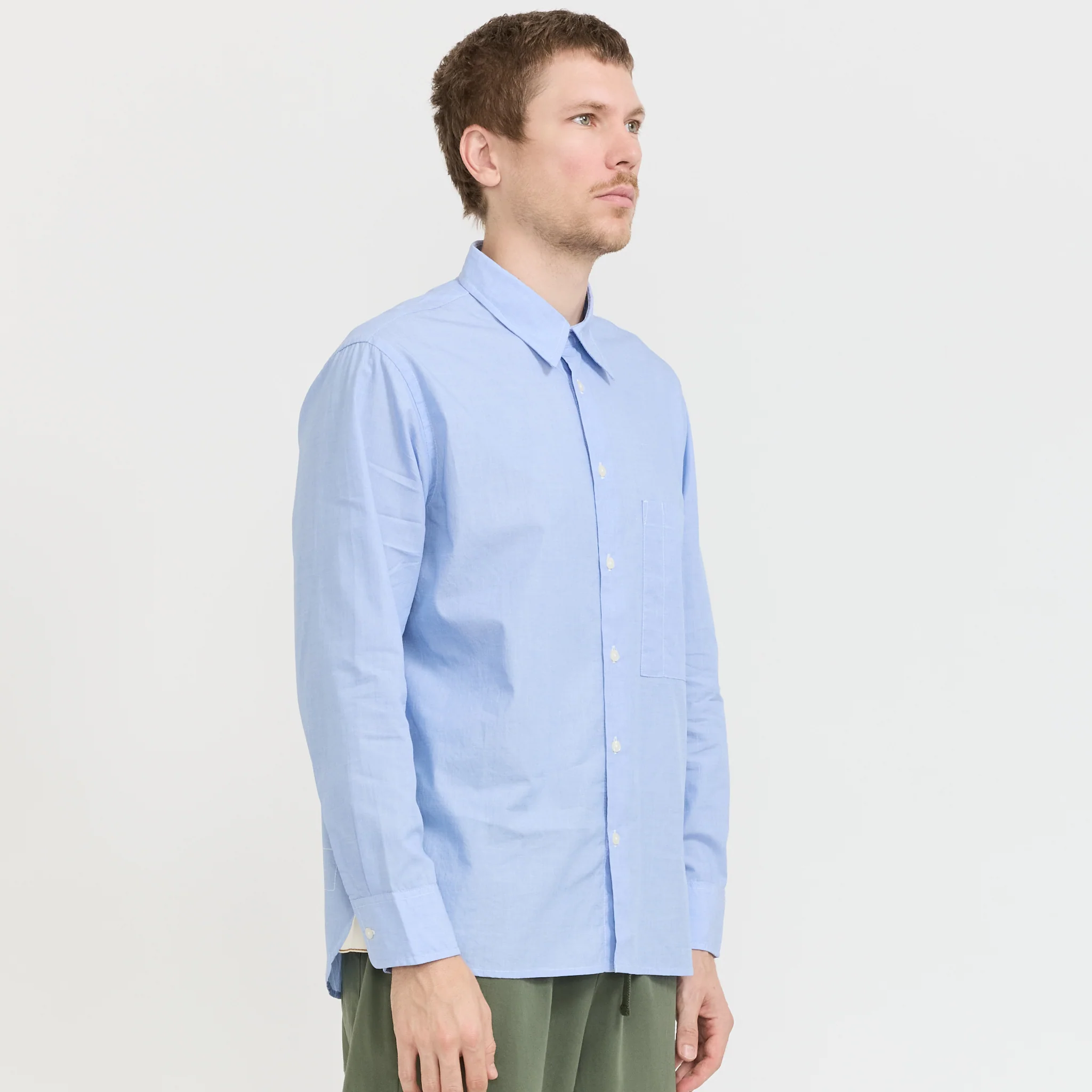 Square Pocket Shirt Sky - Image 3