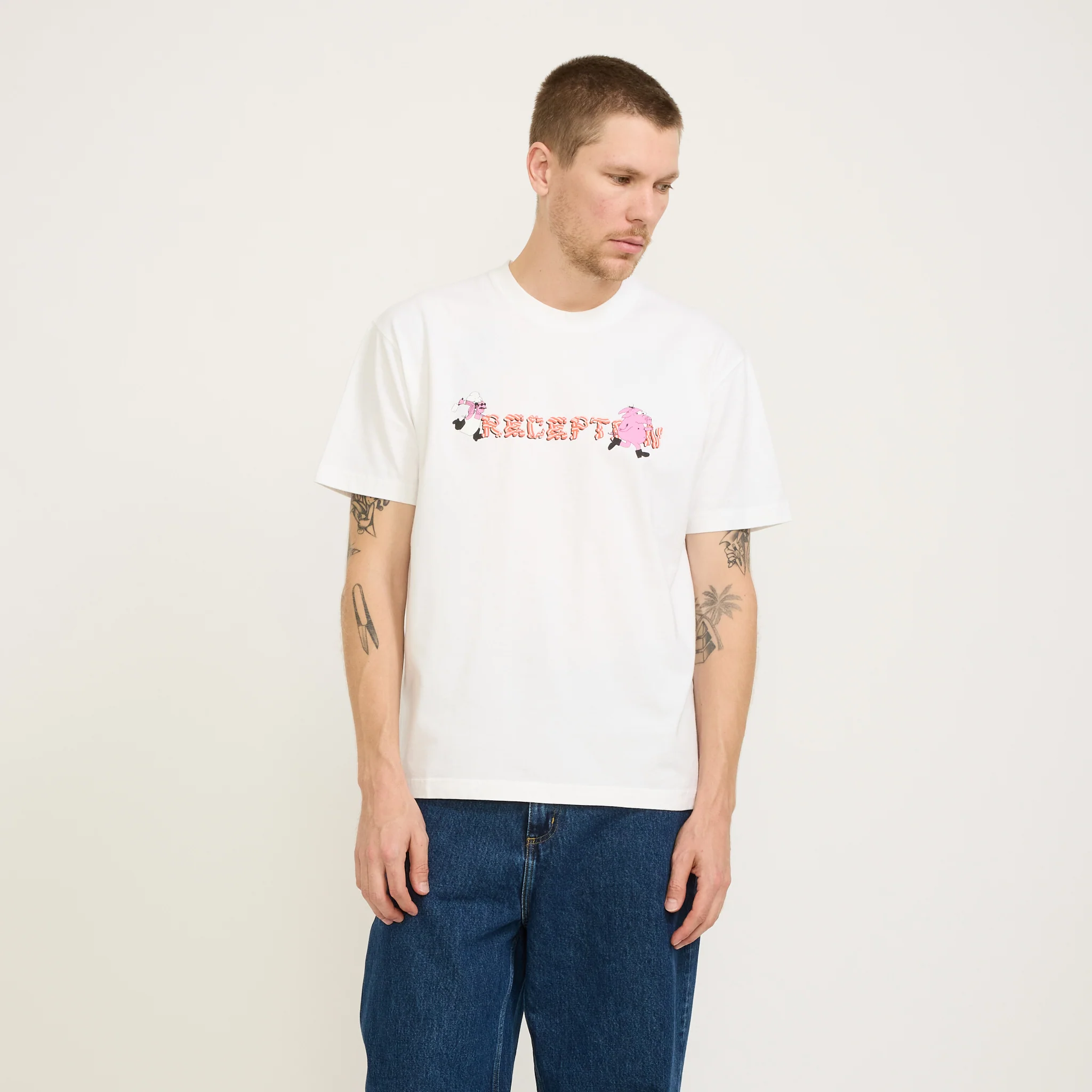 SS Tee Bacon White - Image 6