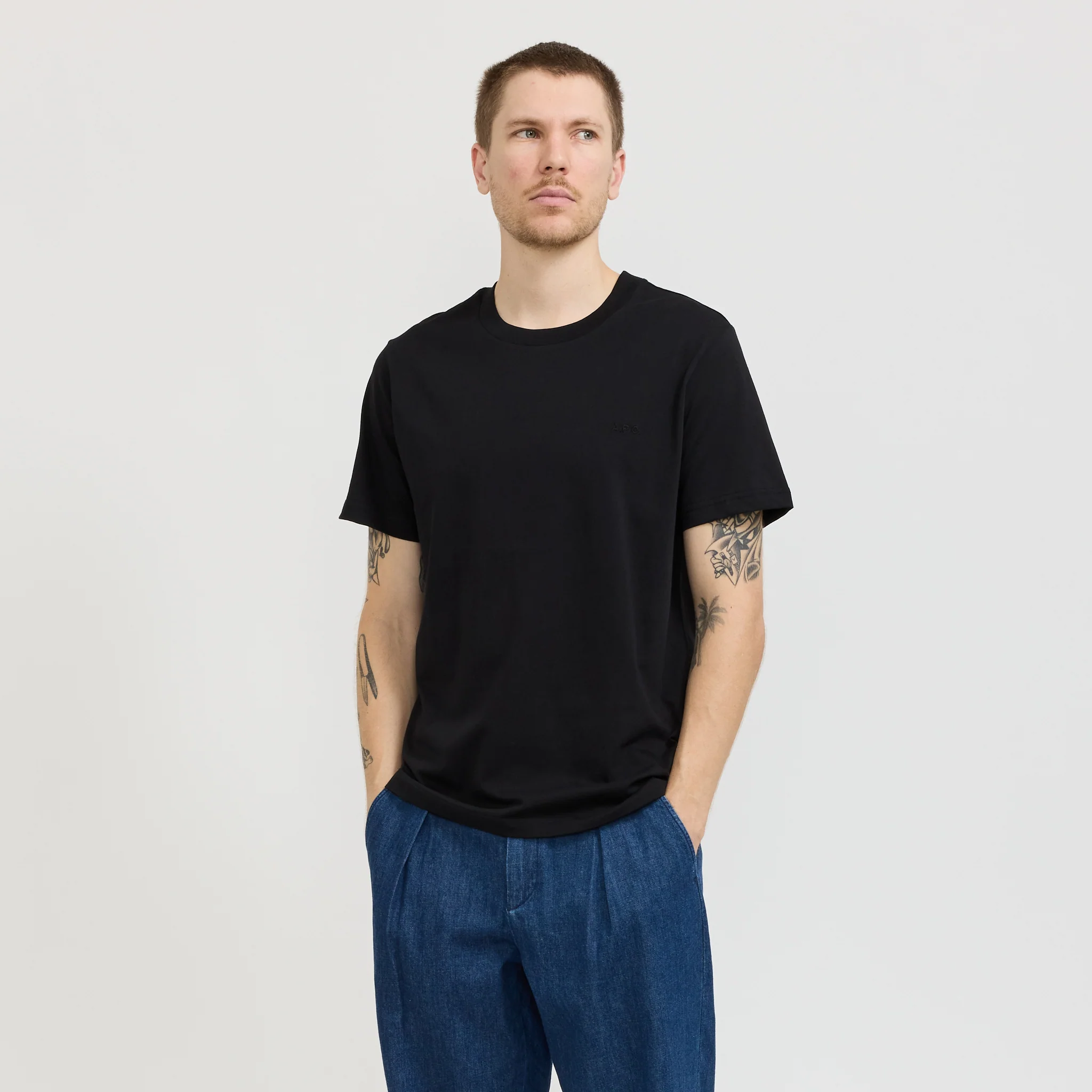 Standard APC Brodee T-Shirt Black - Image 6