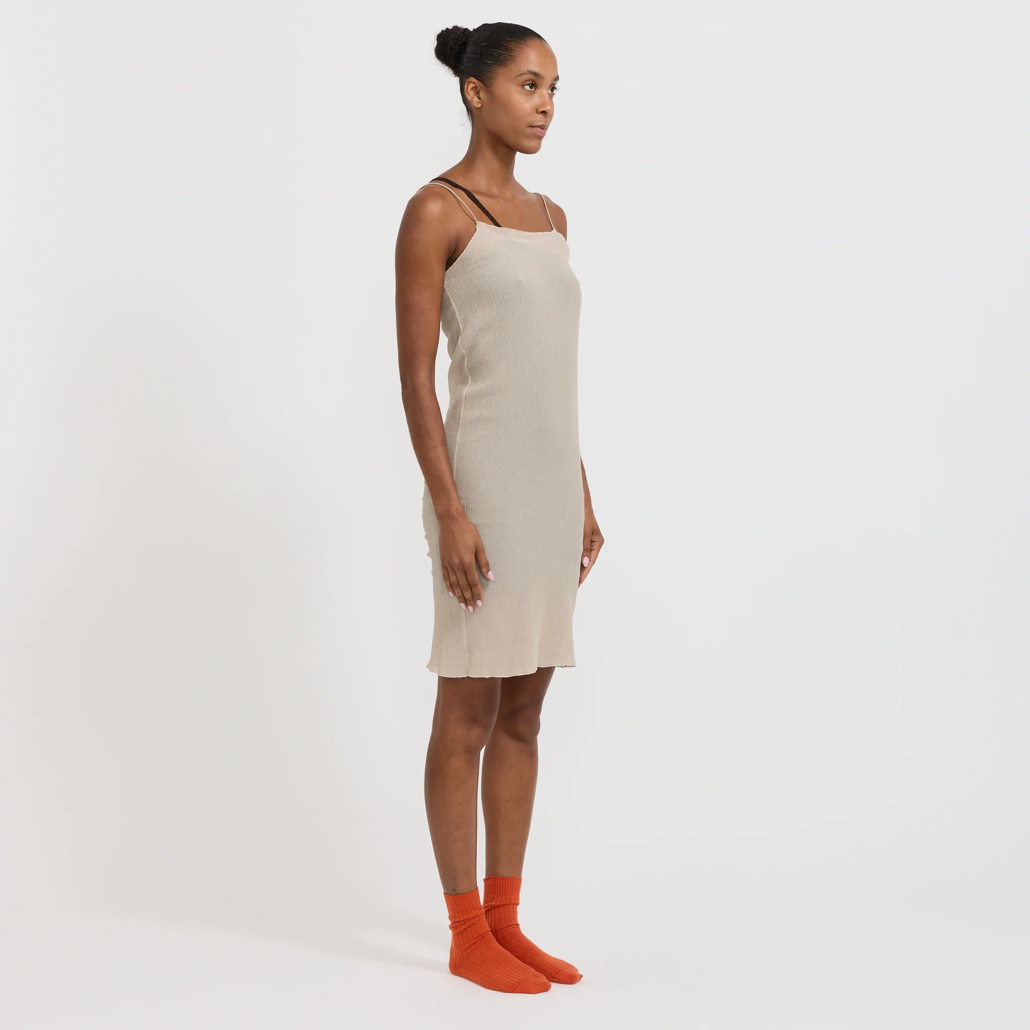 Sti Slip Dress Sylva Beige - Image 2