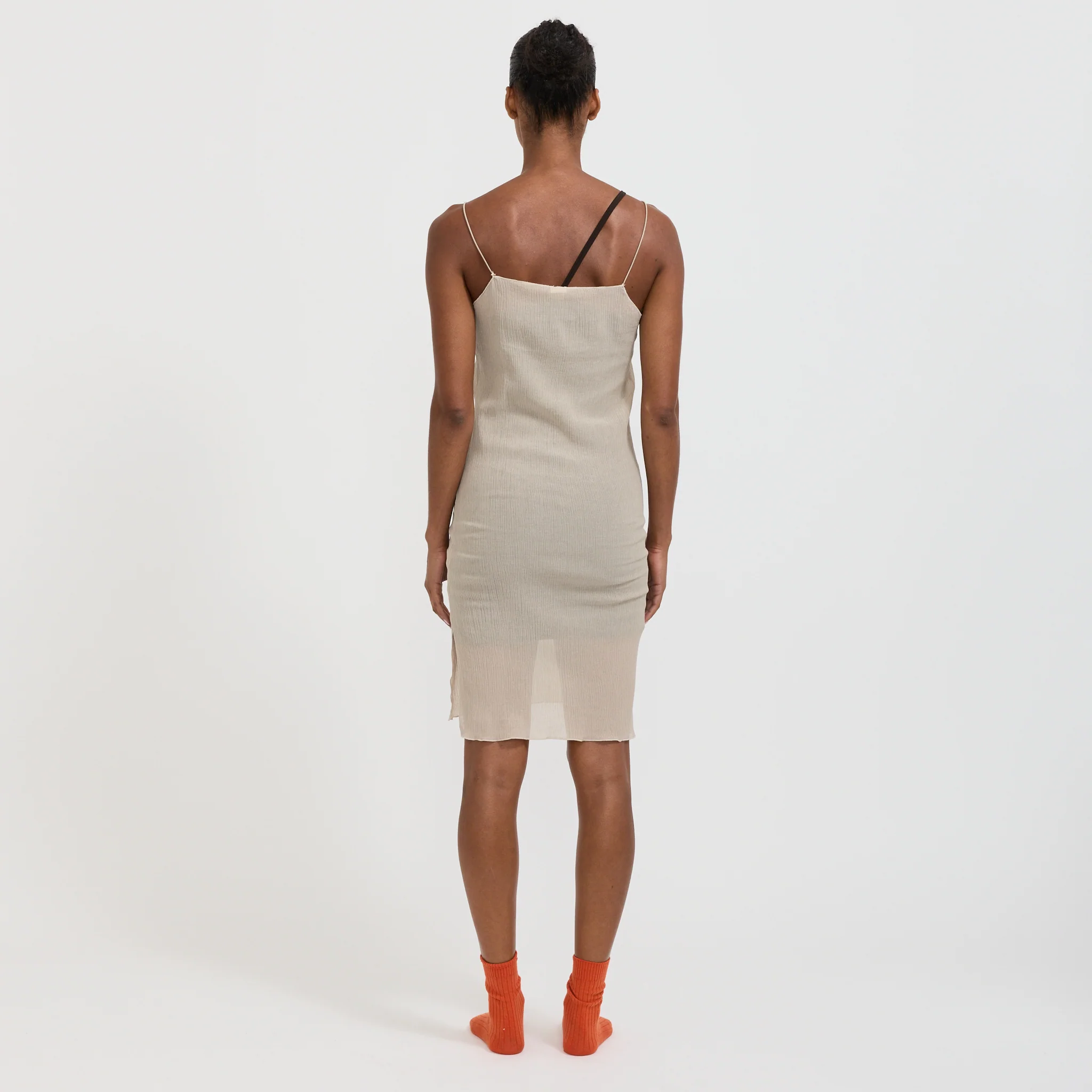 Sti Slip Dress Sylva Beige - Image 3