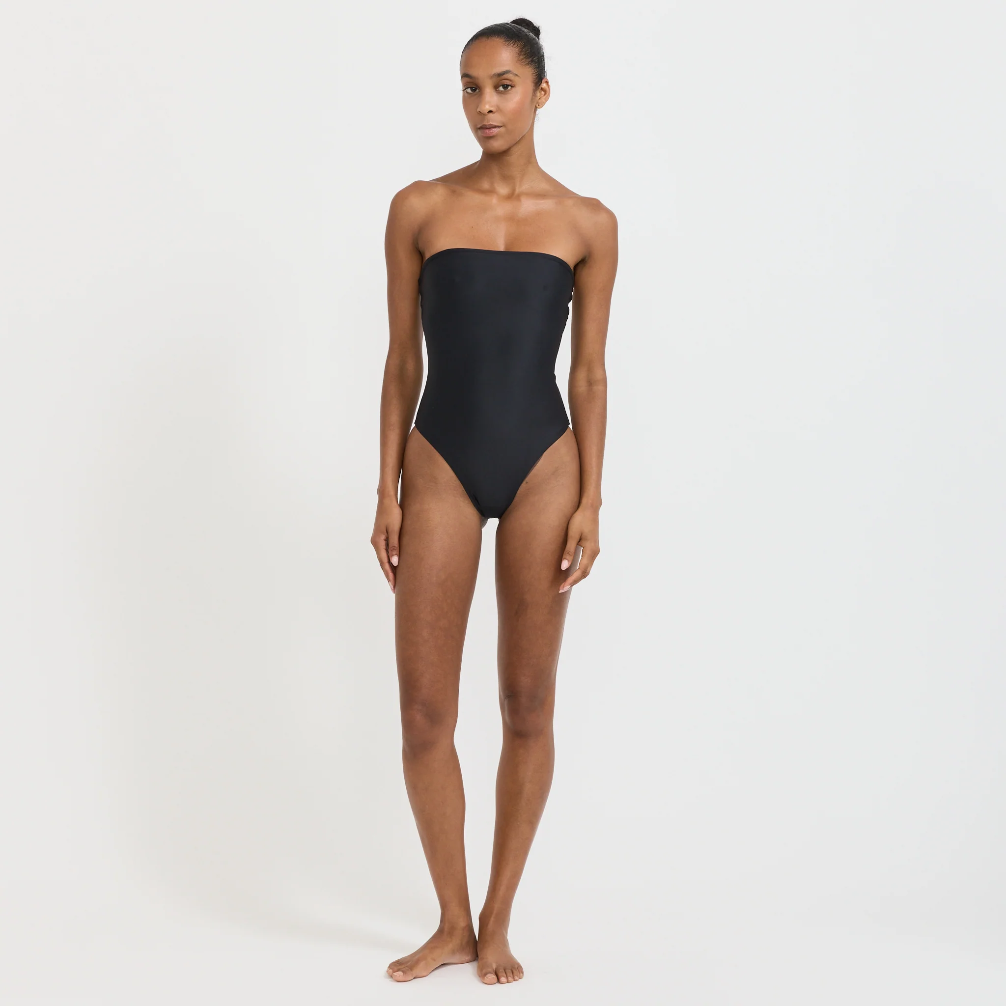 Strapless Maillot Nero - Image 2