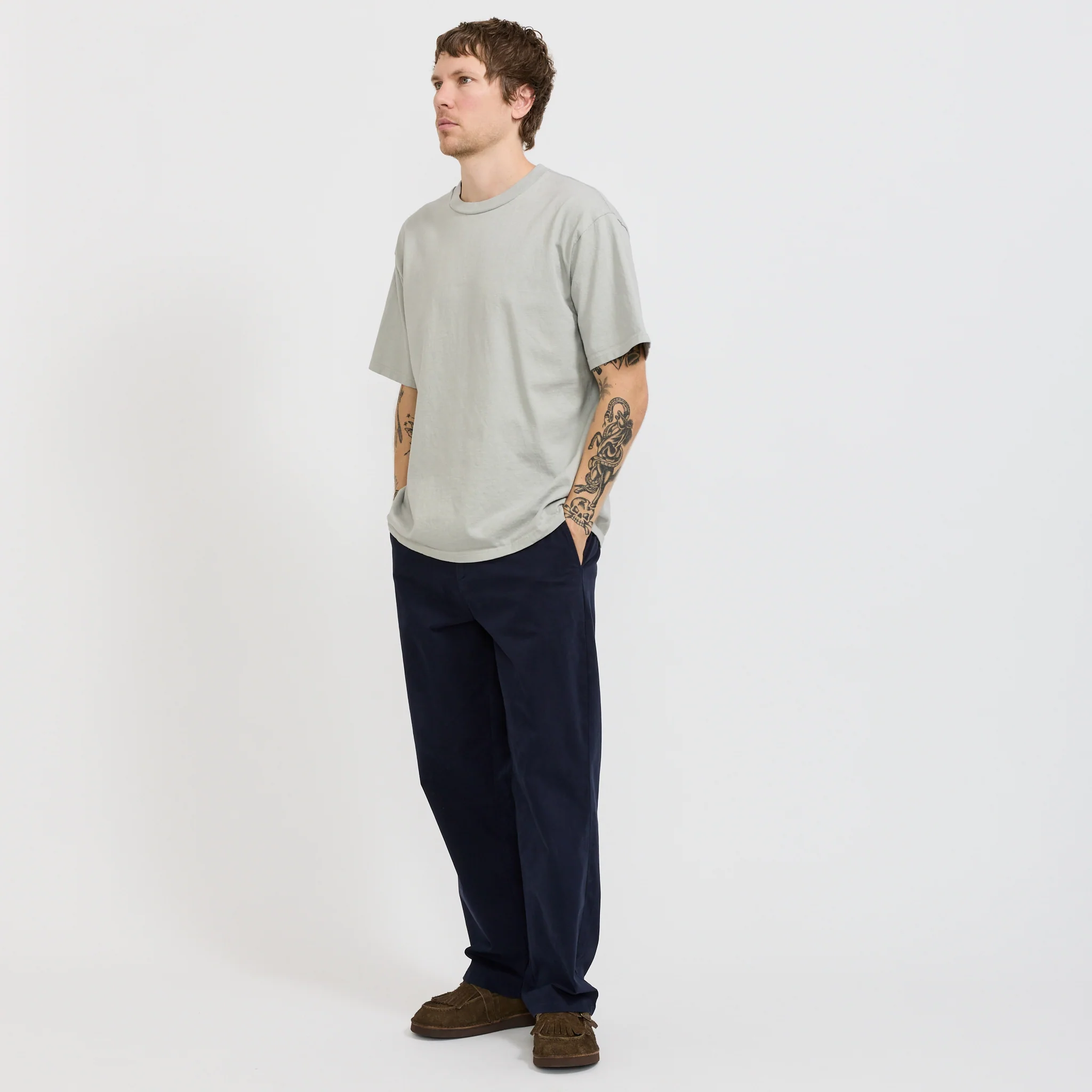 Stretch Chinos Dark Blue