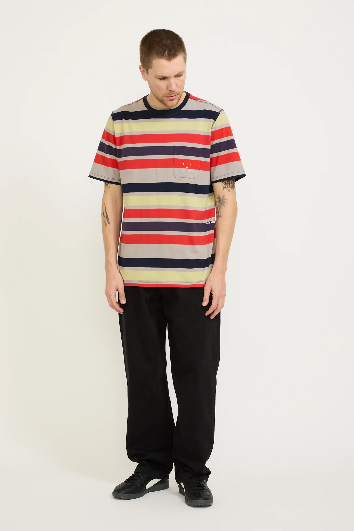Striped Pocket T-Shirt Multicolour - Image 2
