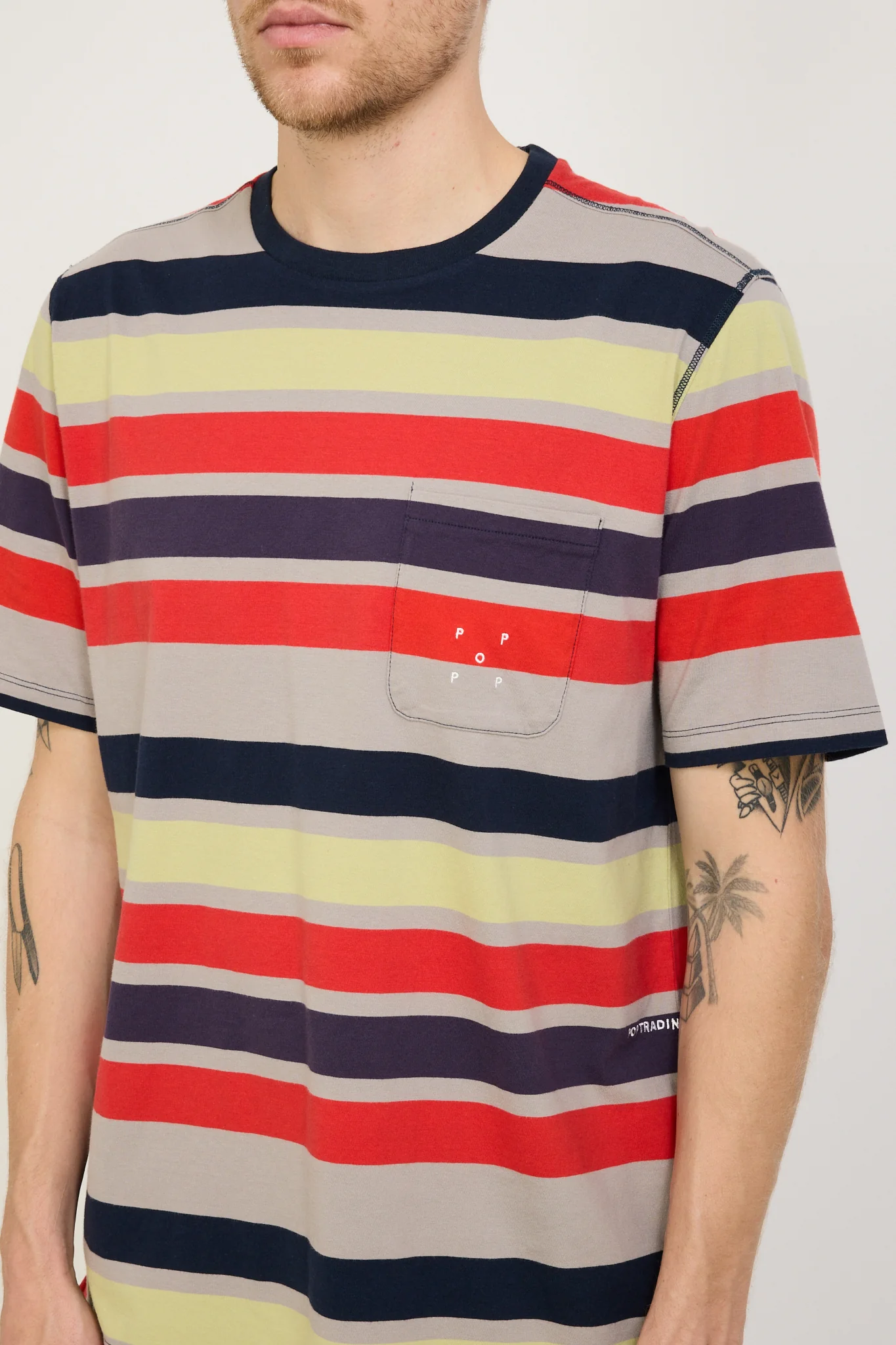 Striped Pocket T-Shirt Multicolour - Image 5