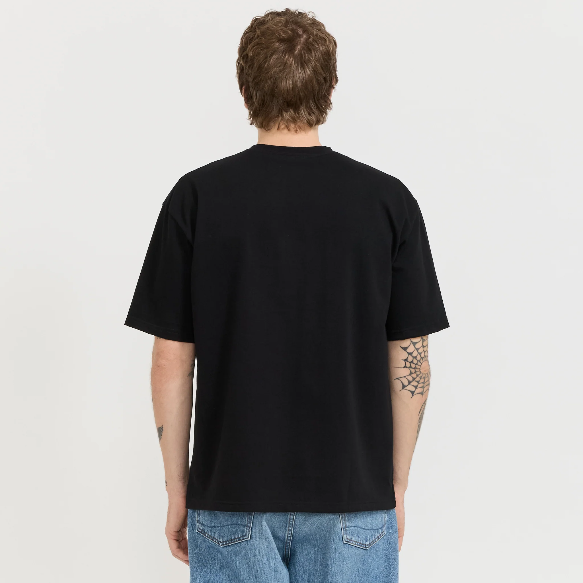 Sturdy Cotton T-Shirt With Pocket Black - Image 6