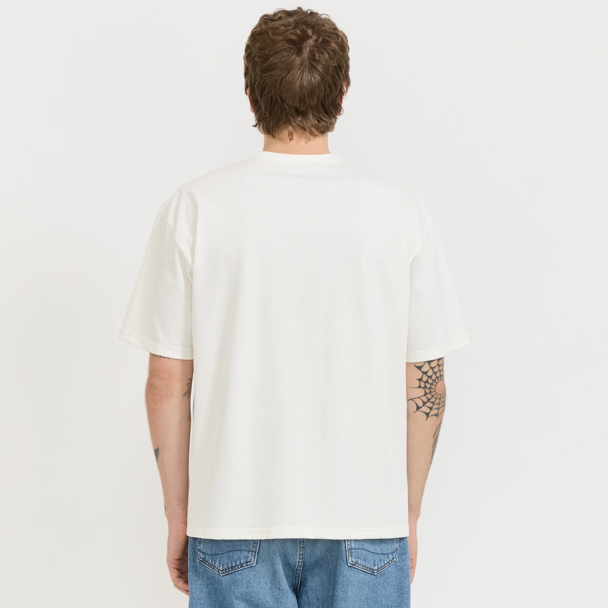 Sturdy Cotton T-Shirt With Pocket White - Image 5