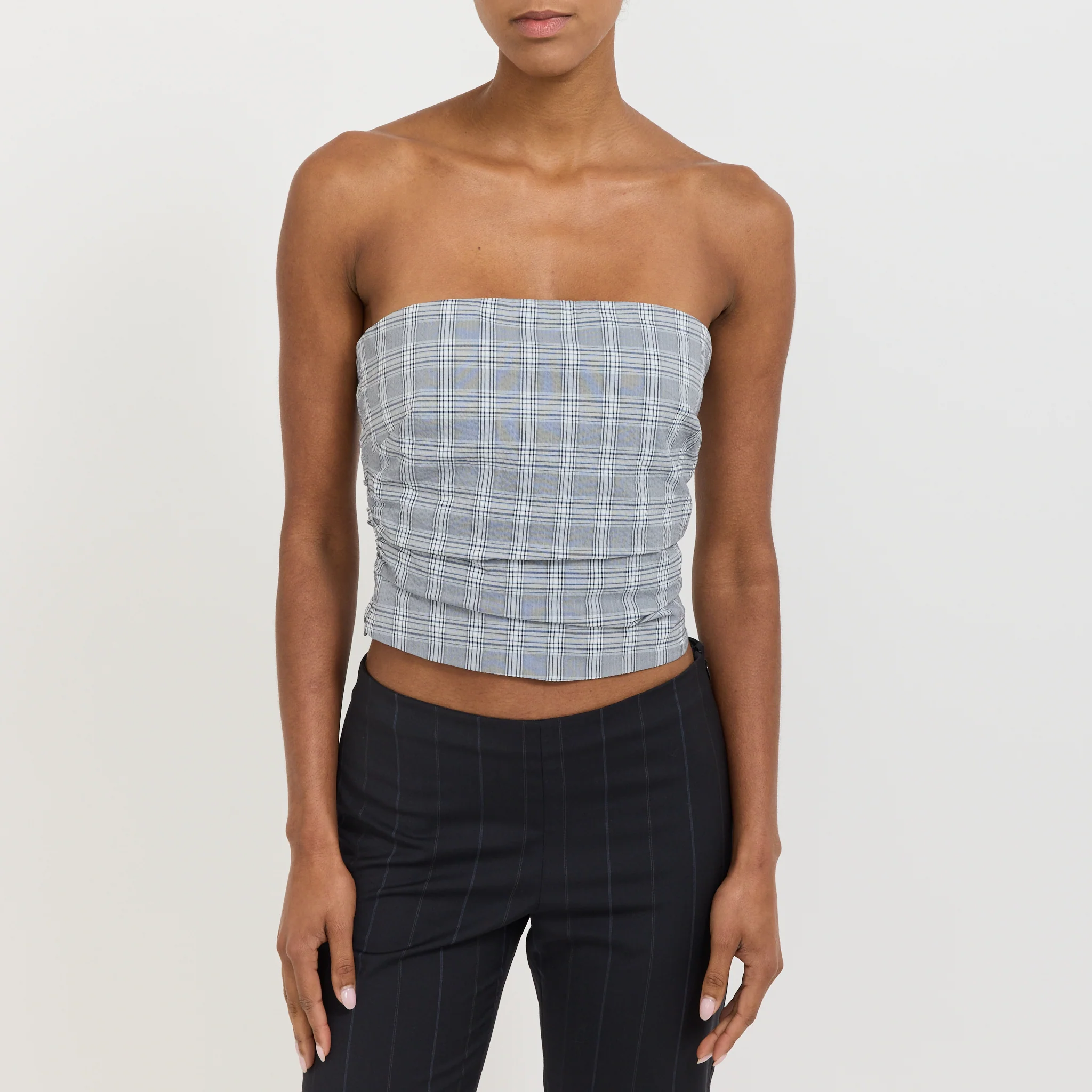 Subject Bustier Petrol Check - Image 5