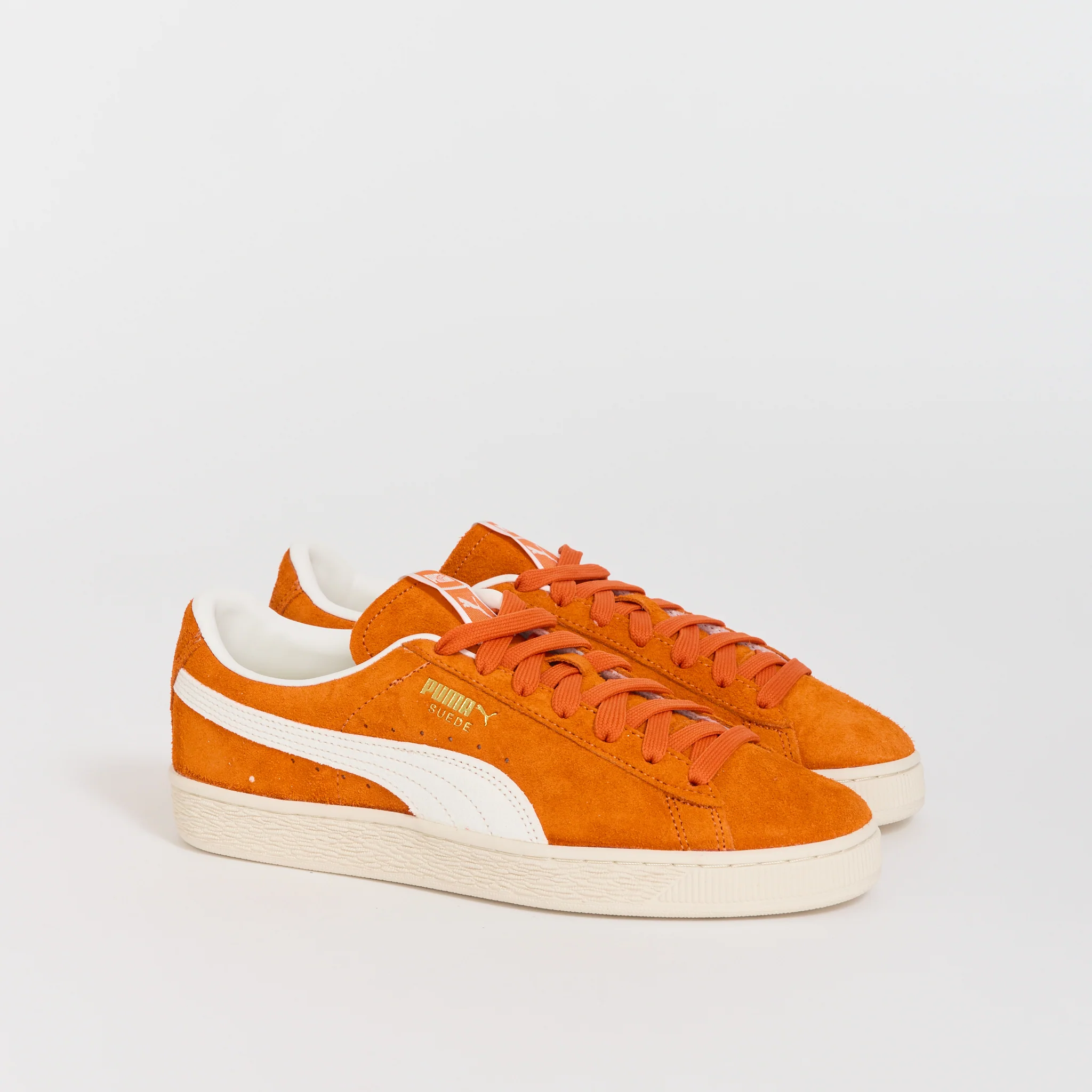 Suede Charles F. Stead IV Orange Glo/Puma White