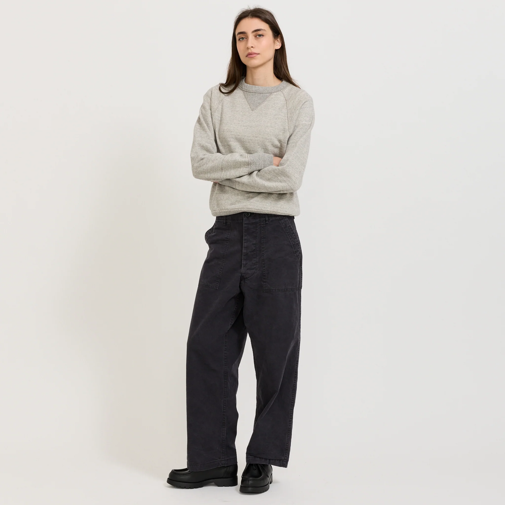 Womens Summer Fatigue Pants Black