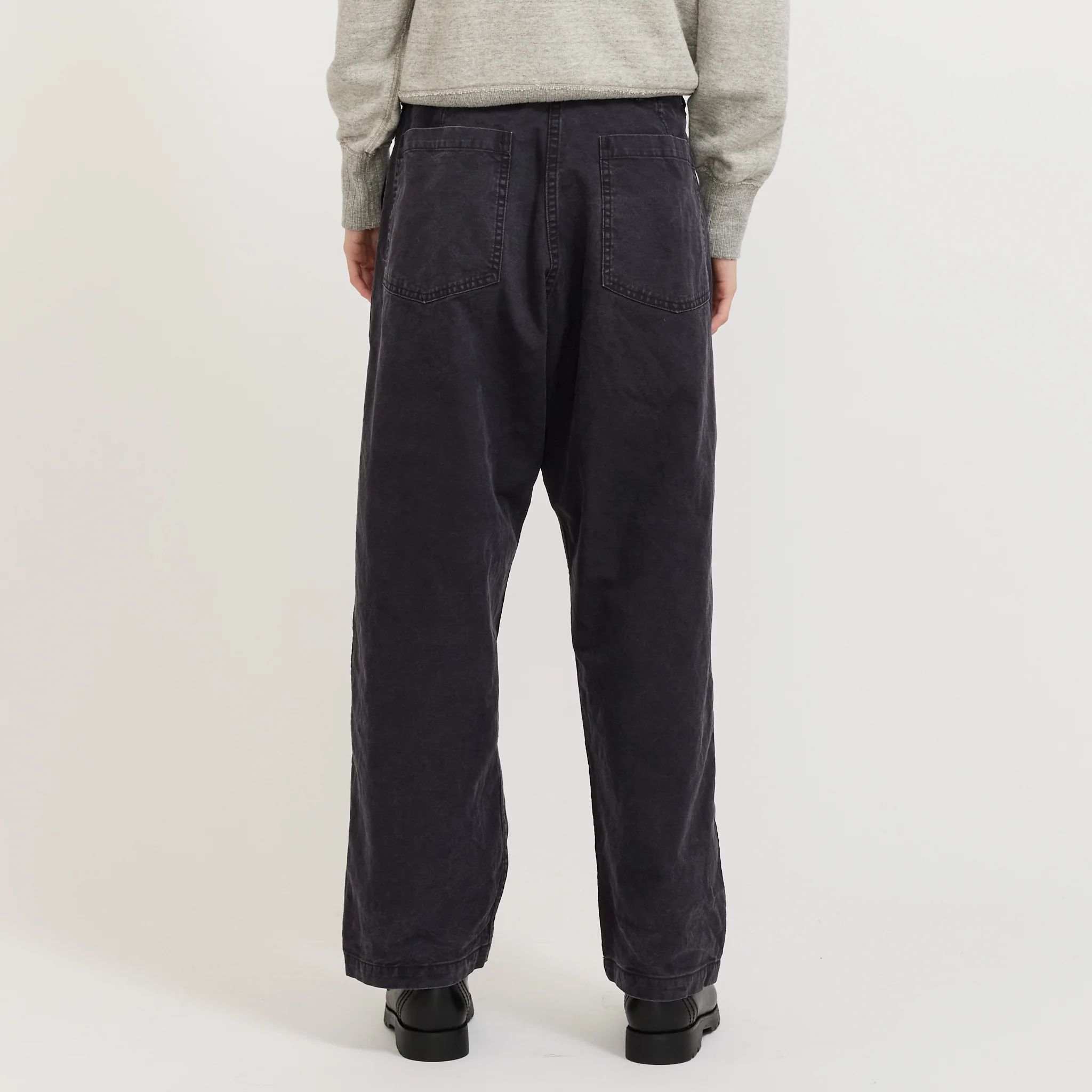 Womens Summer Fatigue Pants Black - Image 4