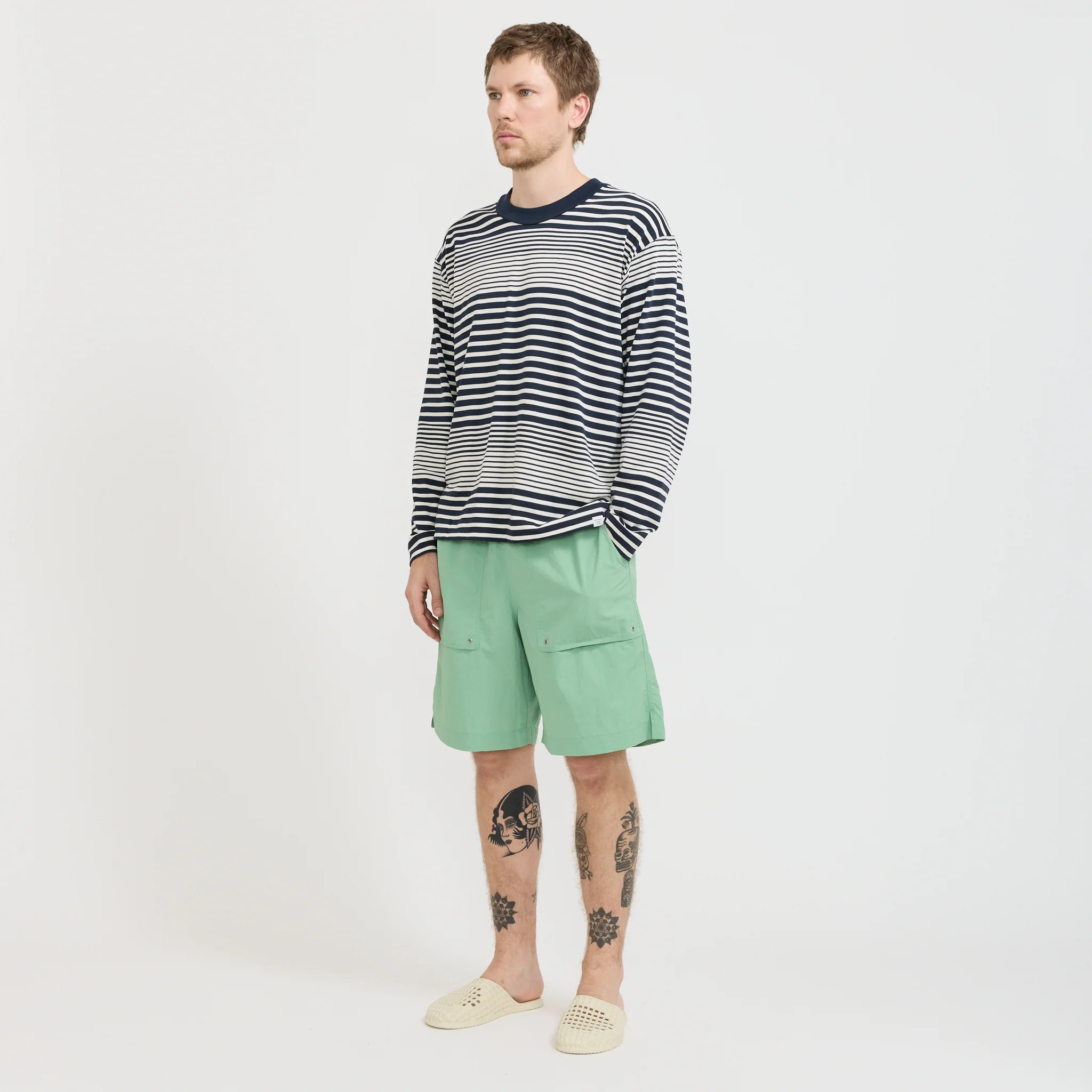 Sund Relaxed Recycled Nylon Swimmers Peapod - Image 2