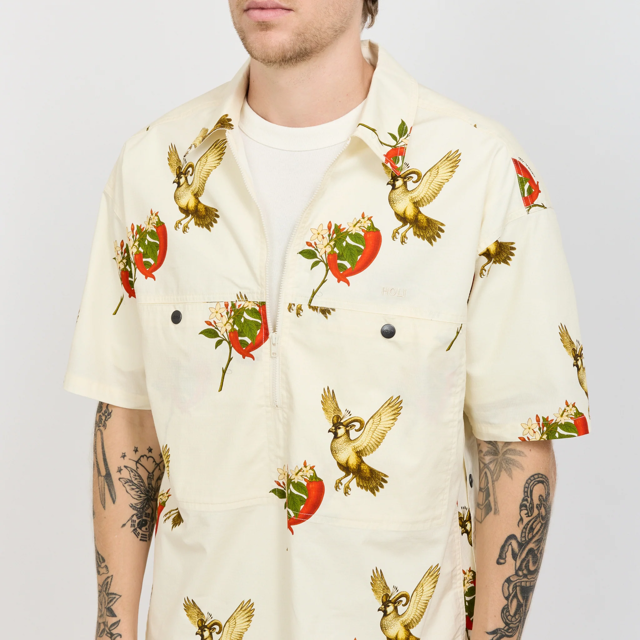 Sunnyday Work S/S Shirt Cream - Image 6