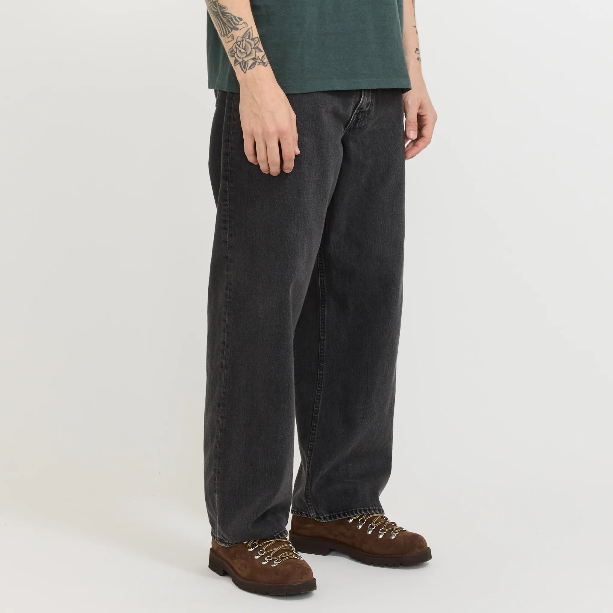 Super Dad's Denim Pants Black Denim Stone - Image 3