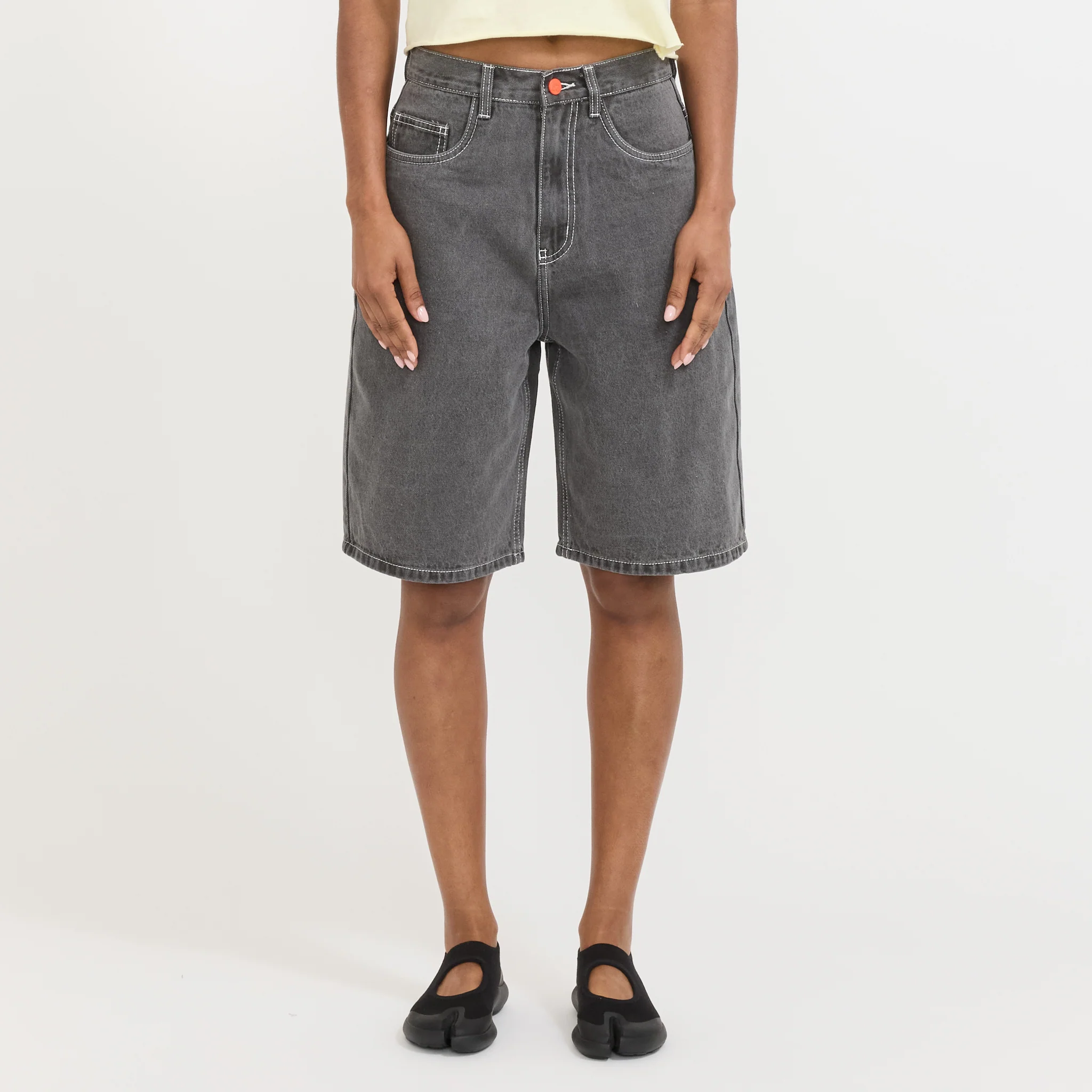 Super Loose Shorts Light Grey