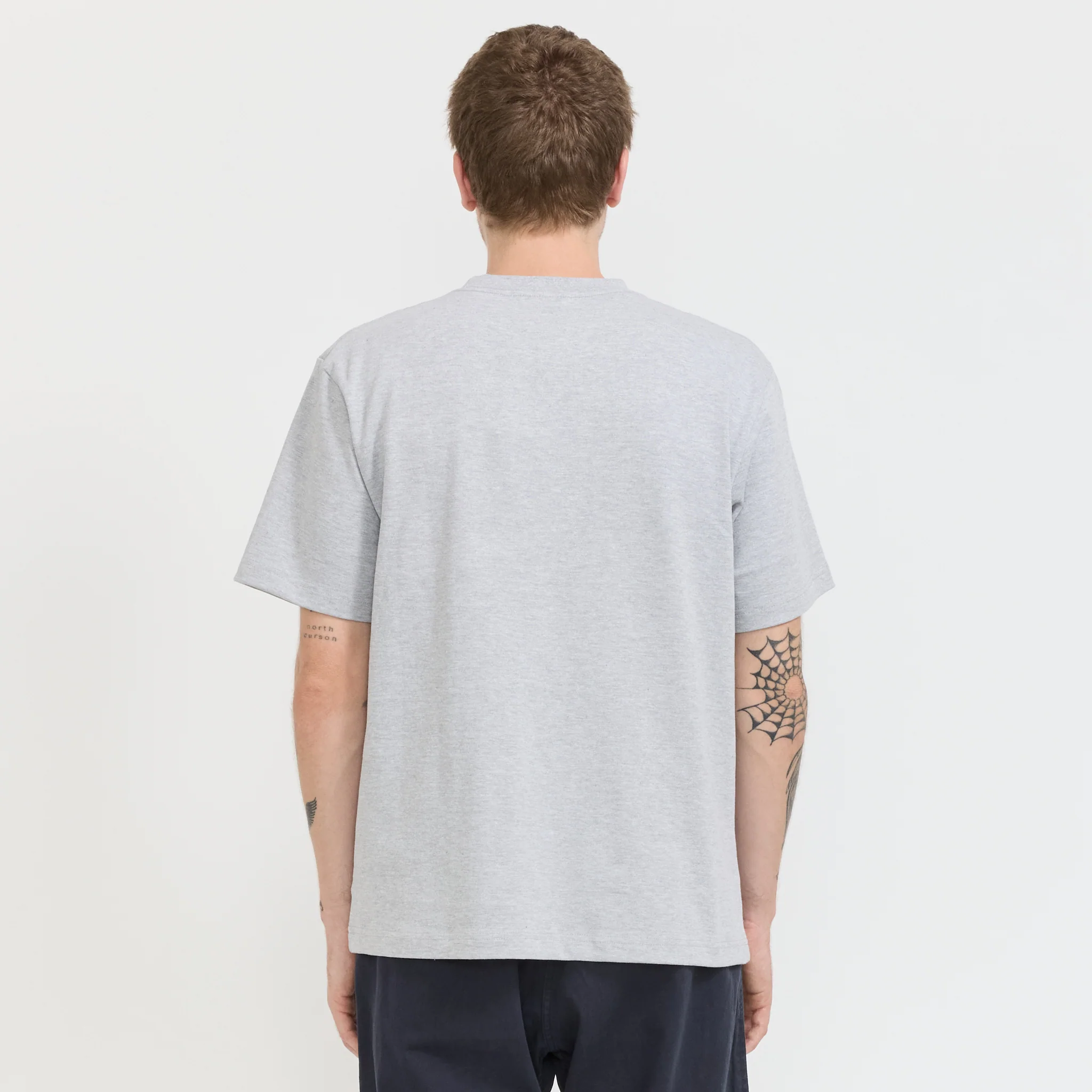 Super Weight Tee Heather Grey - Image 5