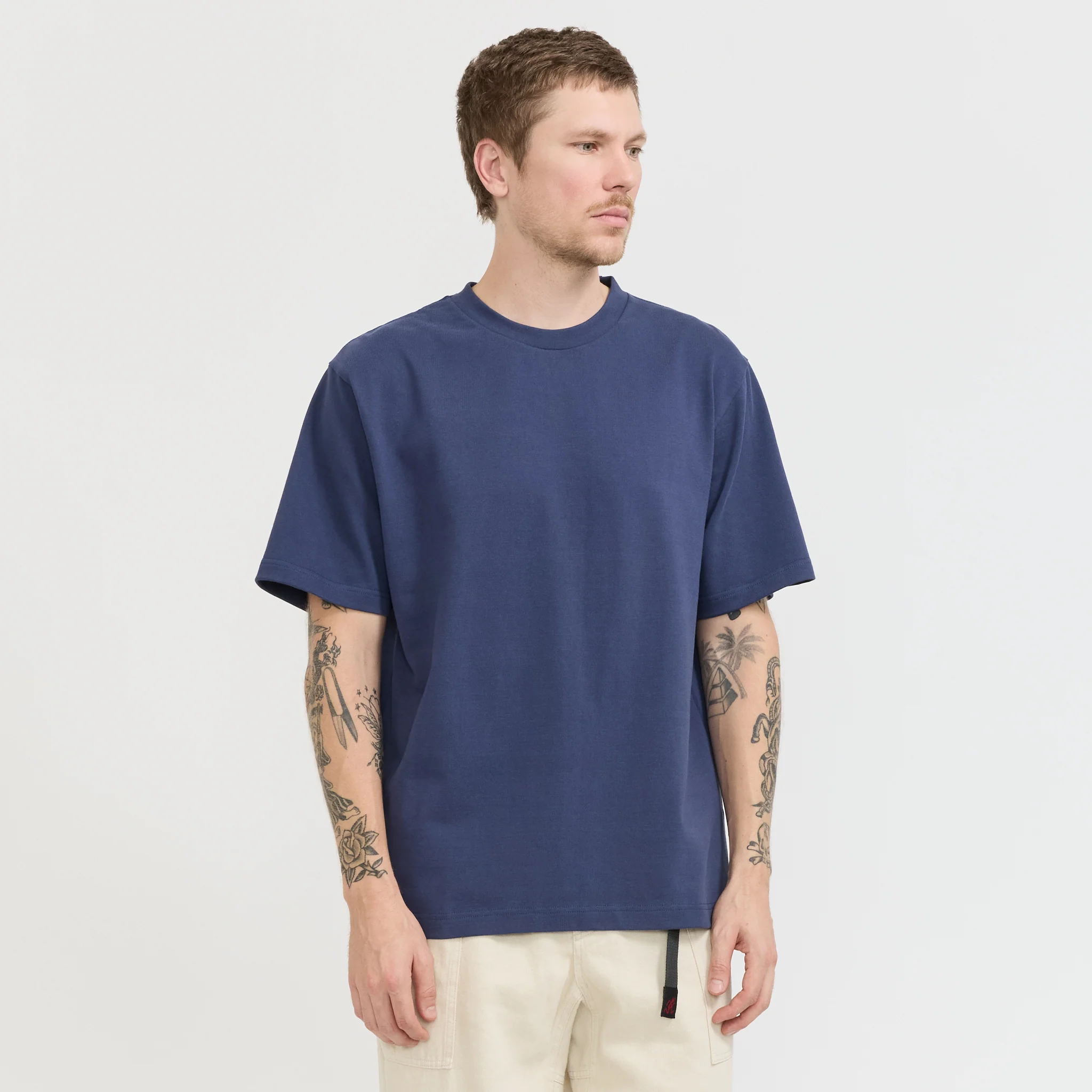Super Weight Tee Navy Blue