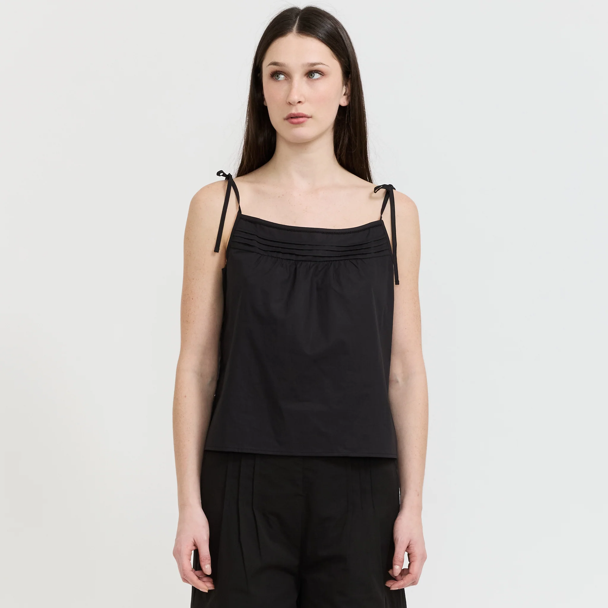 Tied Cami Black