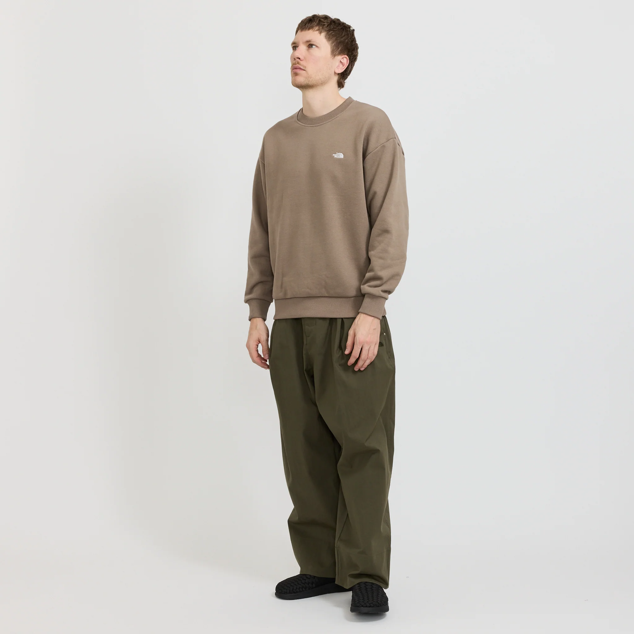 TNF Heavyweight Knit Pullover Mocha Brown - Image 2