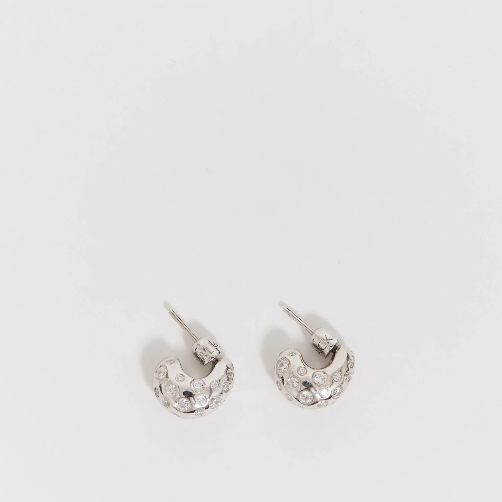 Tryvann Popcorn Earring Silver - Image 2