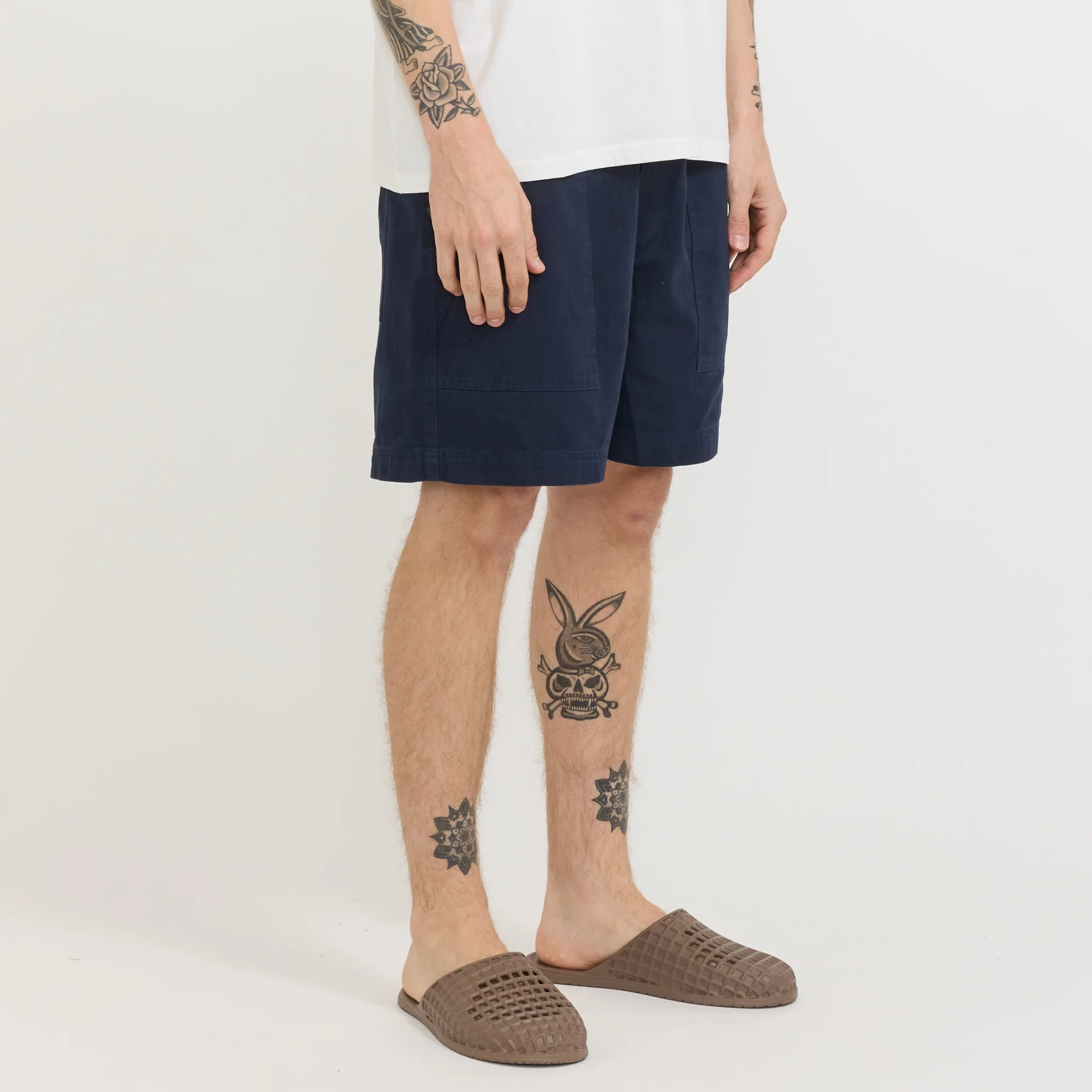Twill Shorts Dark Blue - Image 3