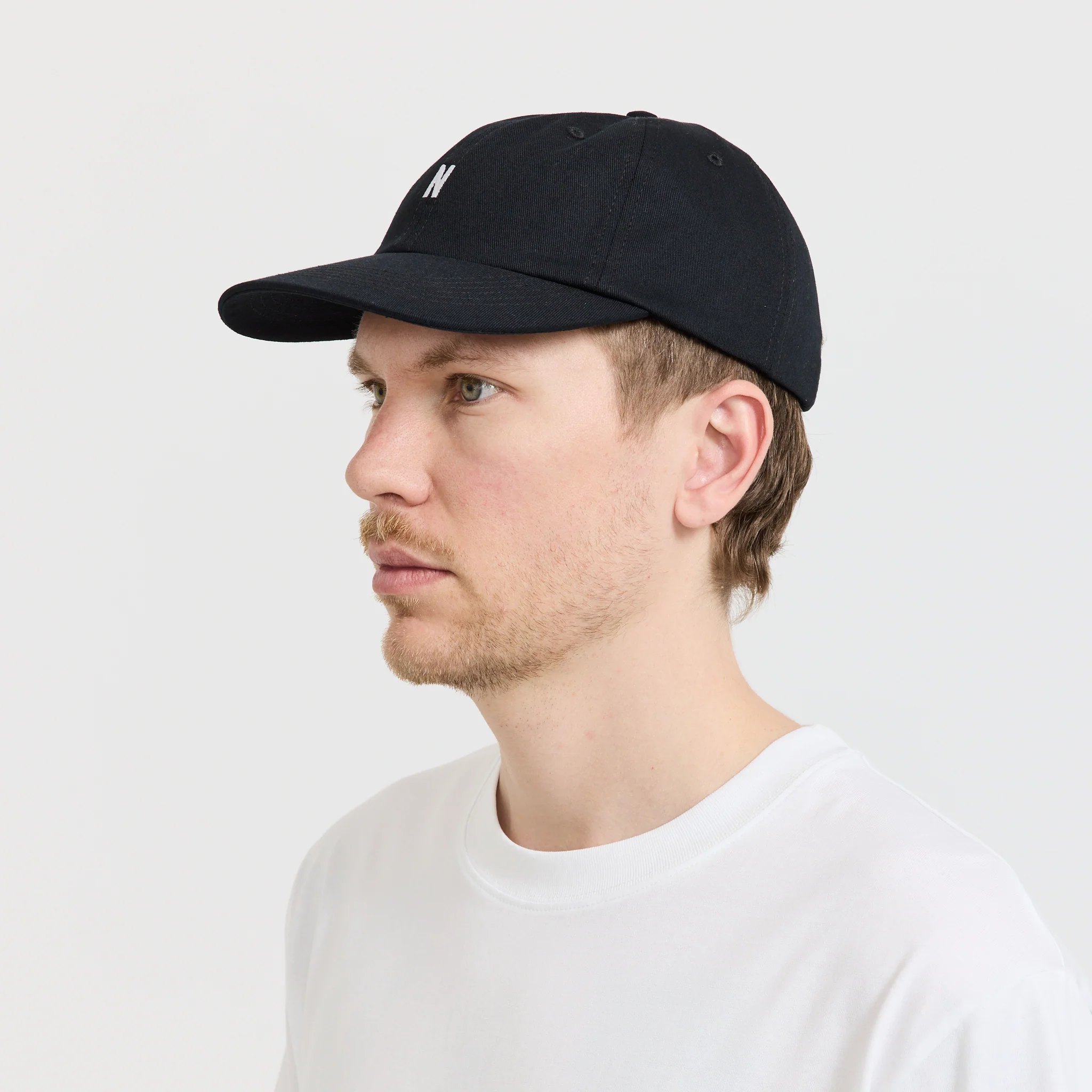 Twill Sports Cap Black - Image 4