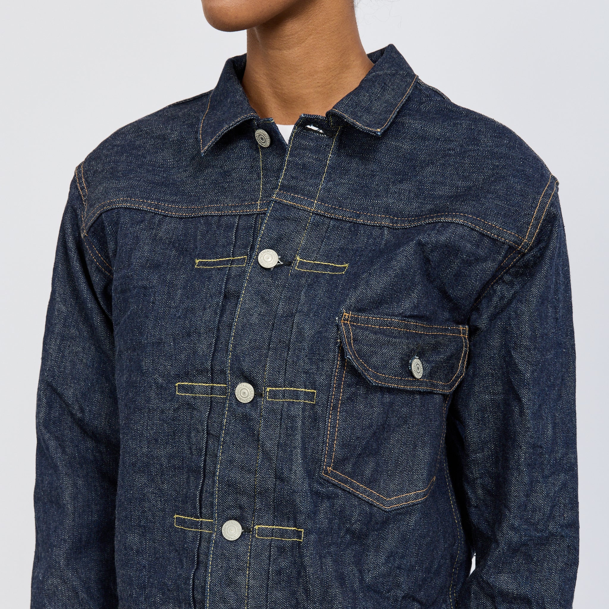 Type 1 40's Pleated Front Jacket One Wash Womens - Image 6