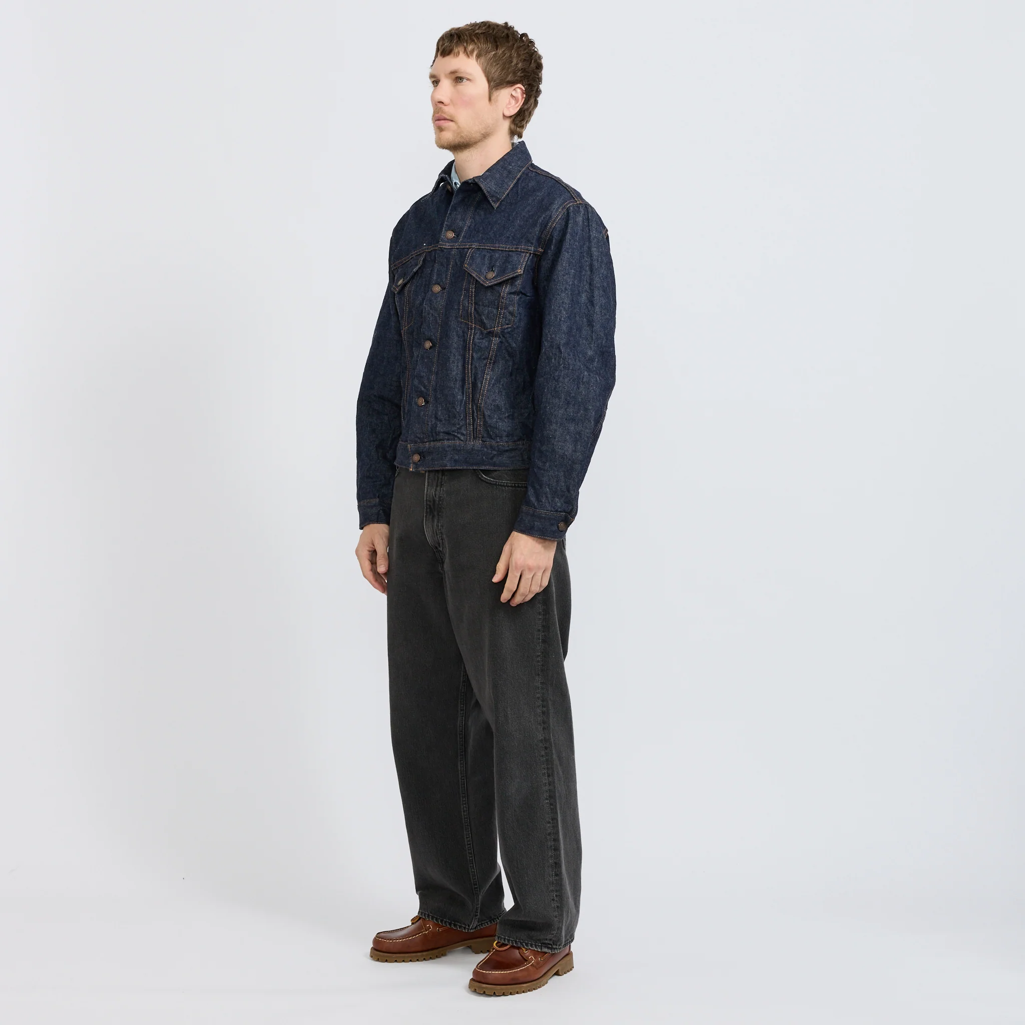 Type 3 1960's Denim Jacket One Wash - Image 2