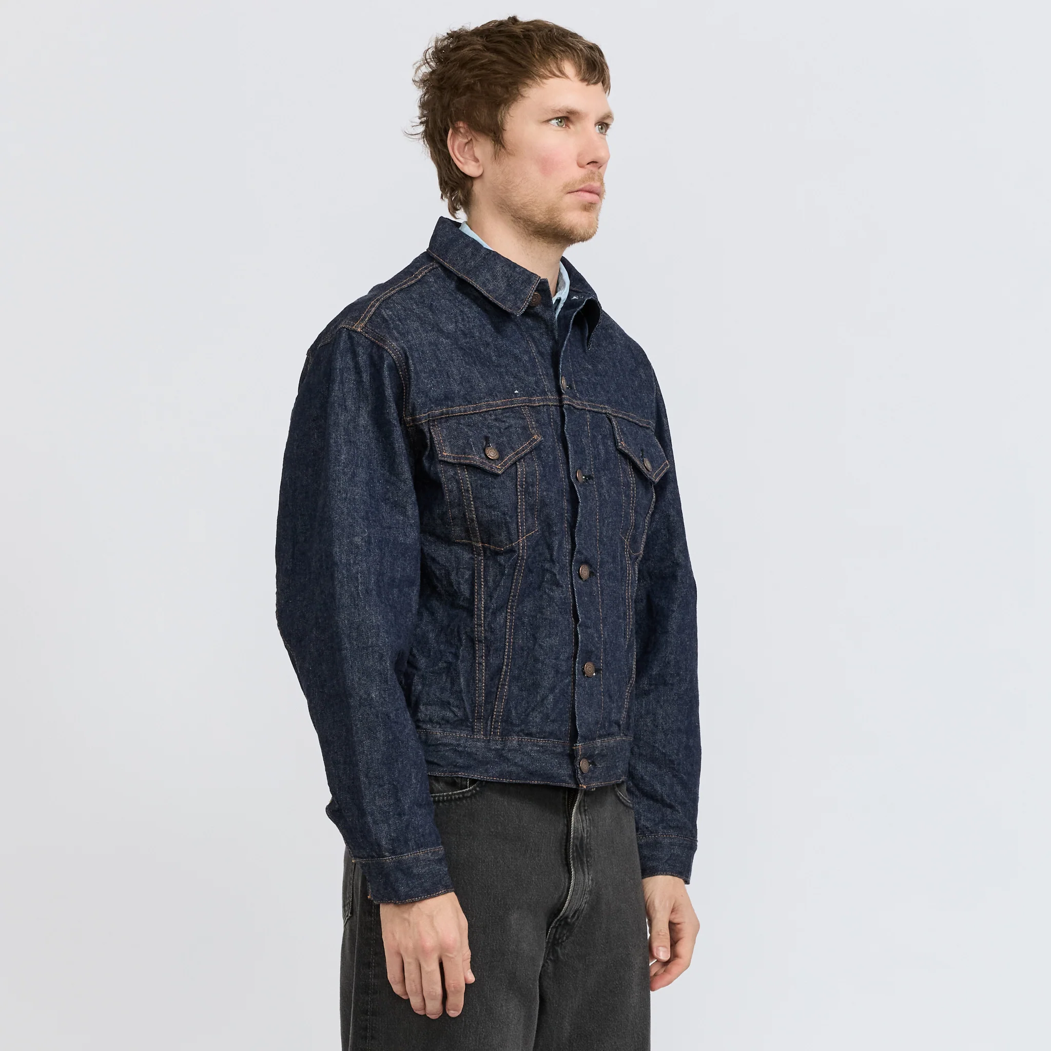 Type 3 1960's Denim Jacket One Wash - Image 3