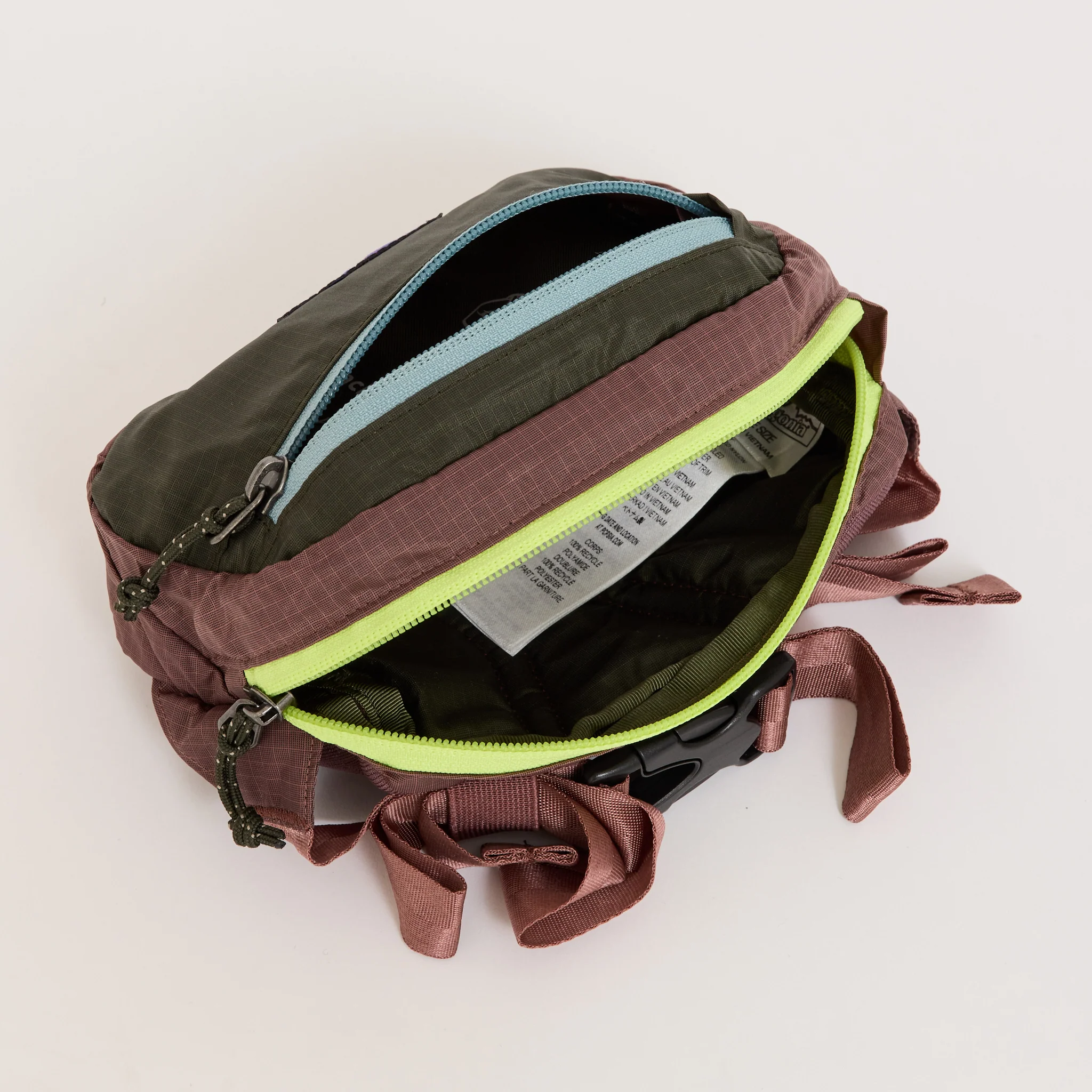Ultralight Black Hole Mini Hip Pack Patchwork Pine Needle - Image 4
