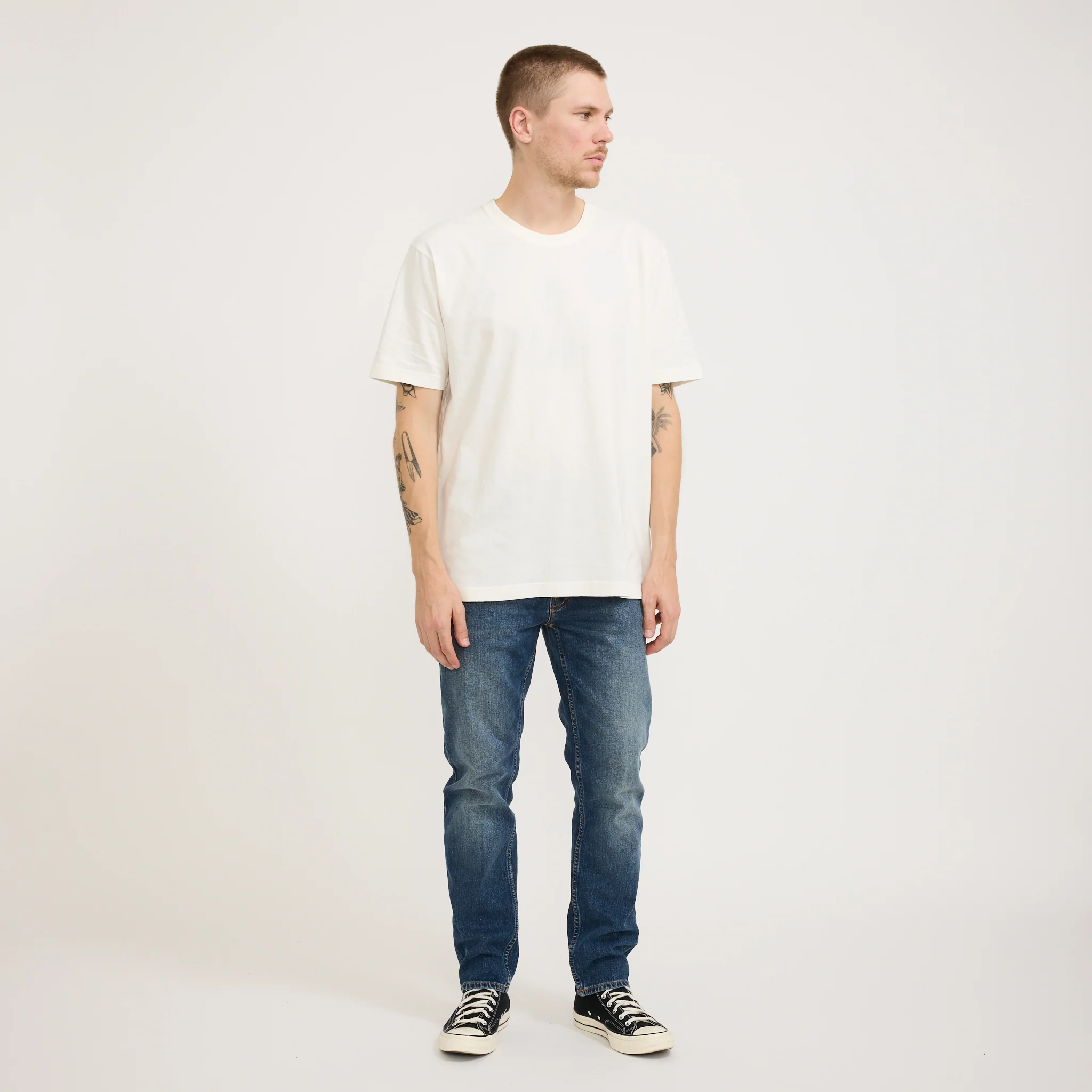 Uno Everyday Tee Chalk White - Image 2