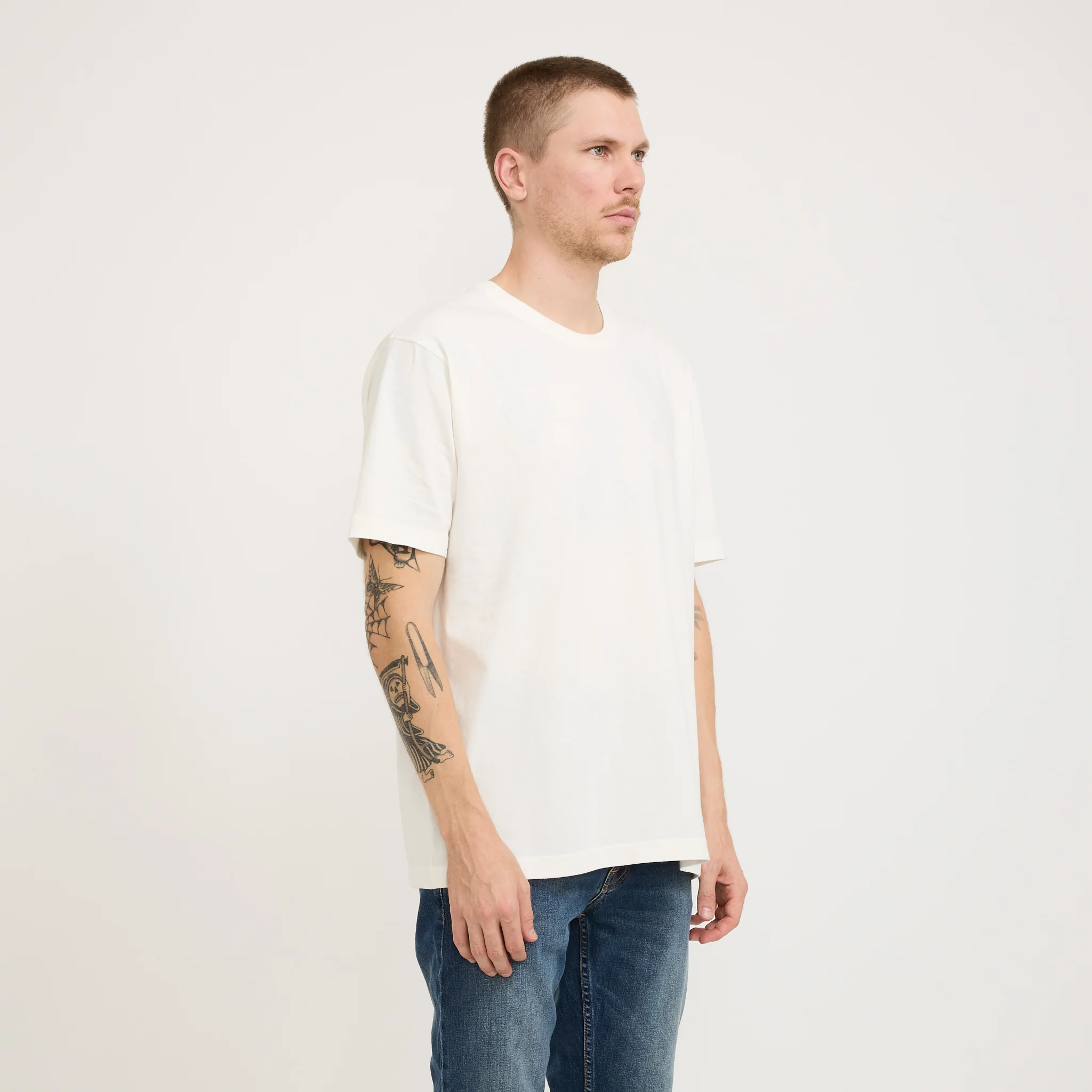 Uno Everyday Tee Chalk White - Image 3