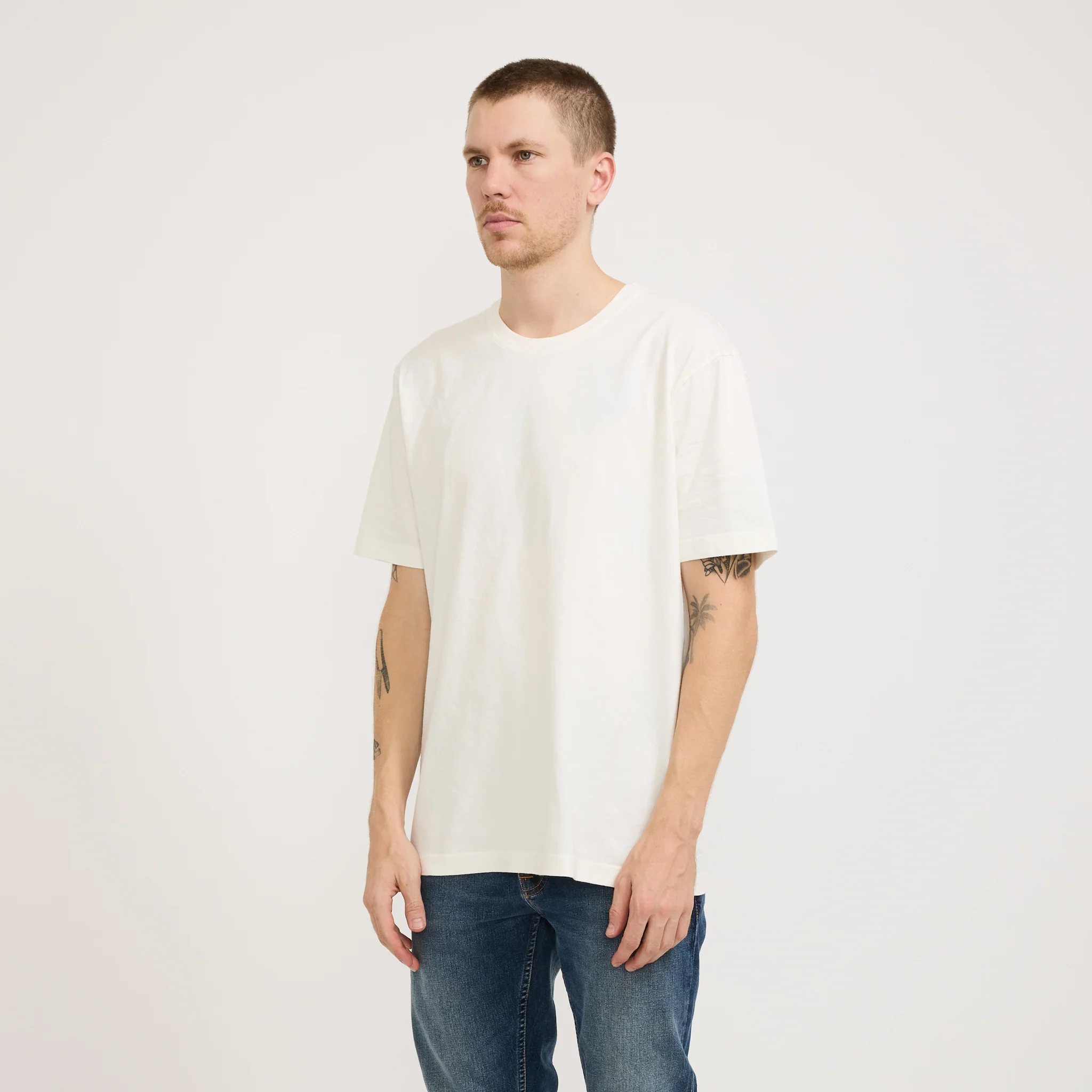 Uno Everyday Tee Chalk White - Image 6