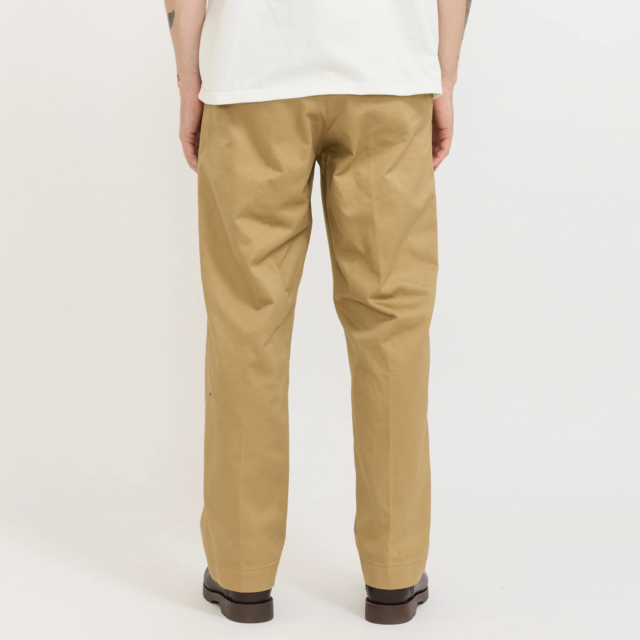 Vintage Fit Army Trouser Dark Khaki - Image 4