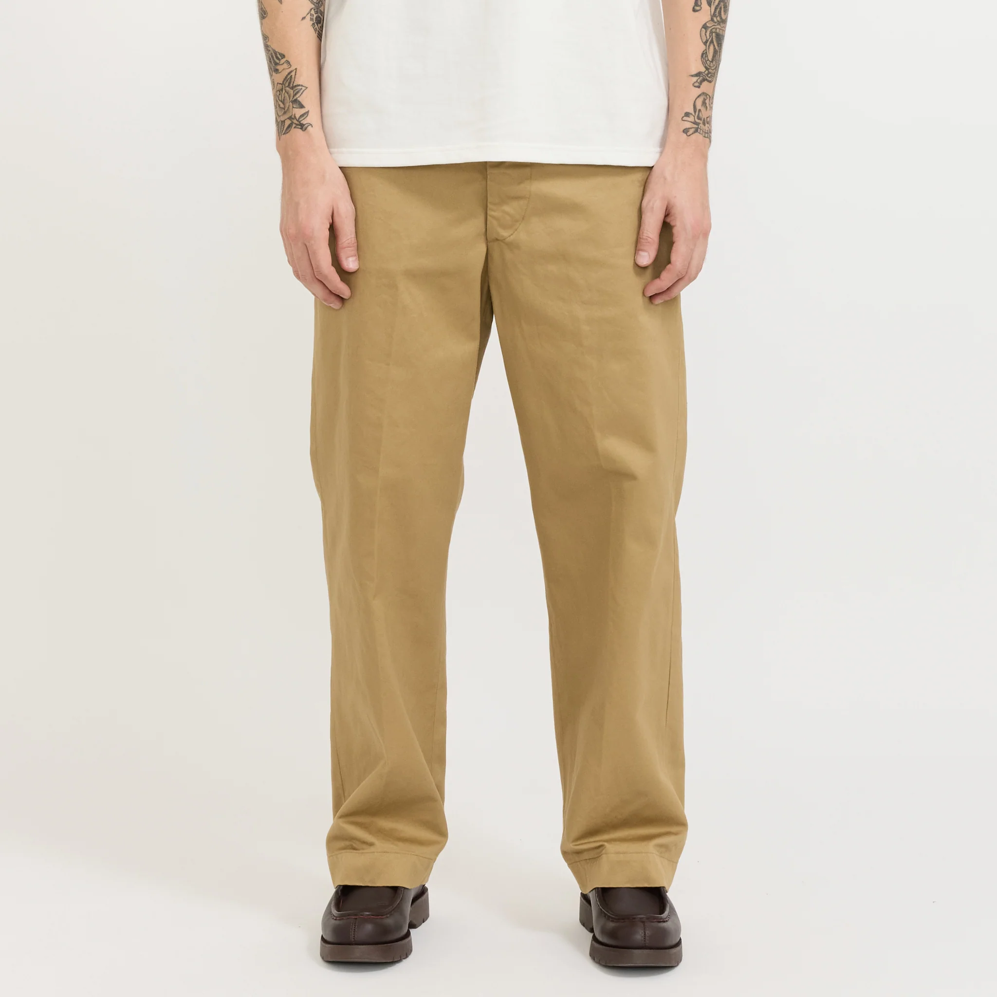 Vintage Fit Army Trouser Dark Khaki - Image 7