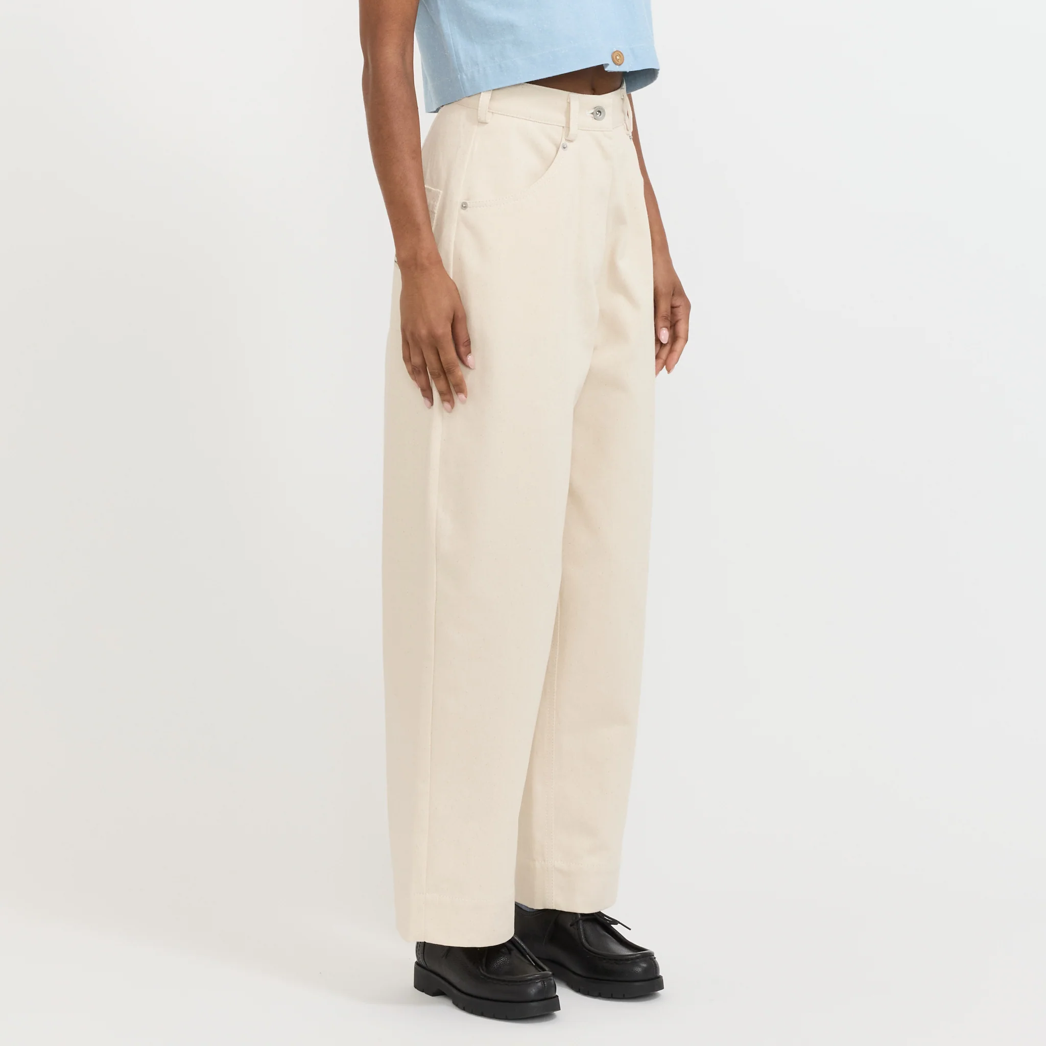 Wendy Trouser Ecru - Image 3