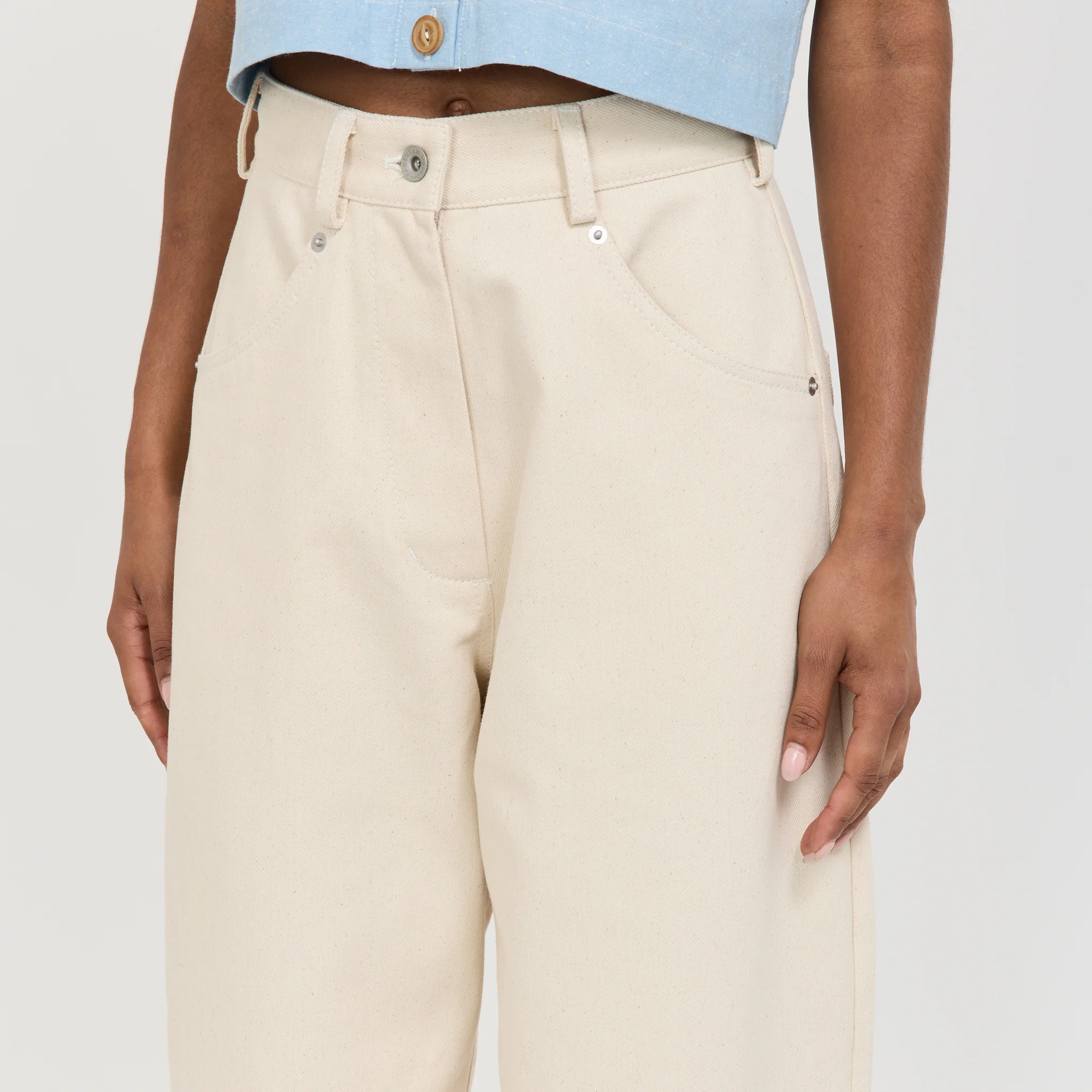 Wendy Trouser Ecru - Image 5