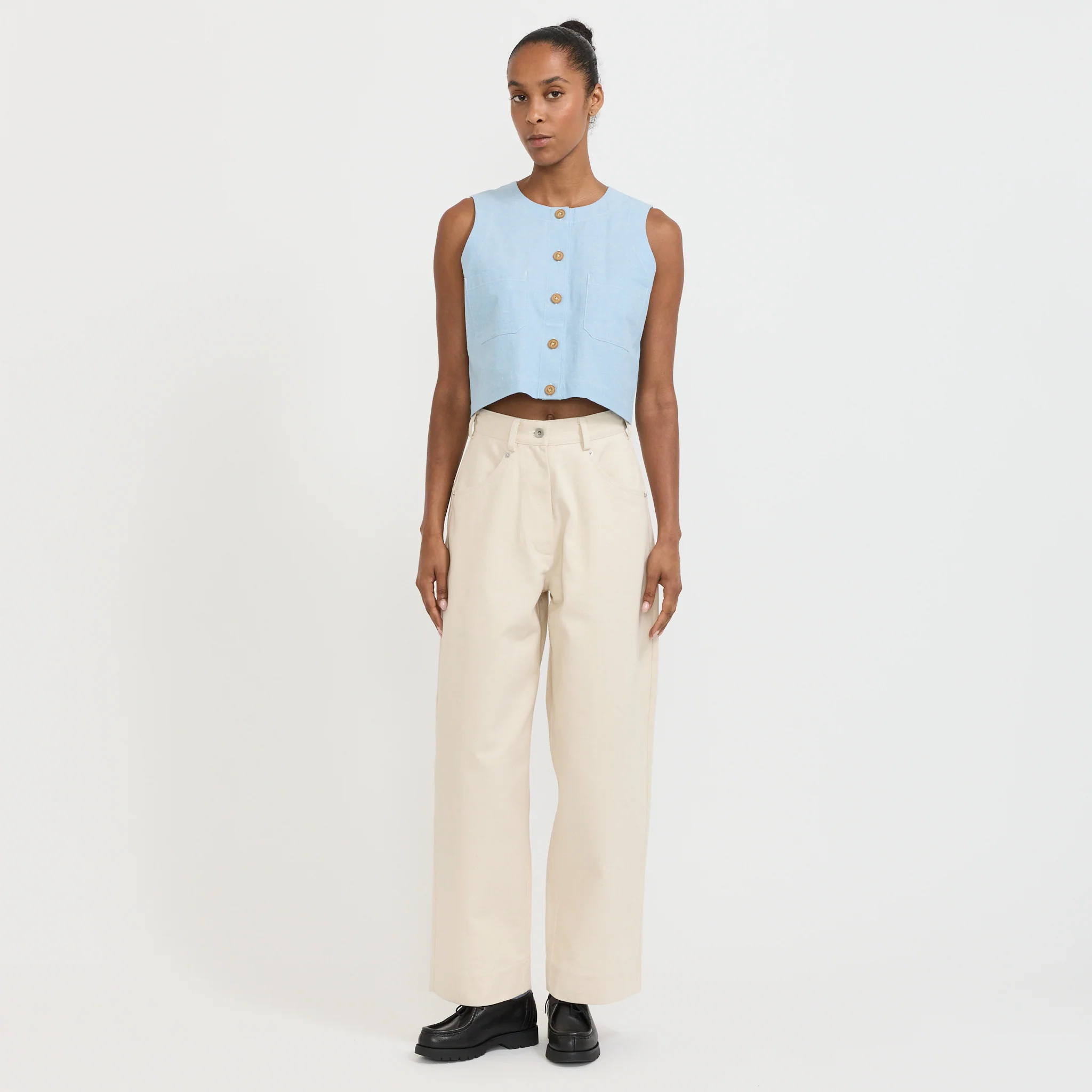 Wendy Trouser Ecru - Image 7