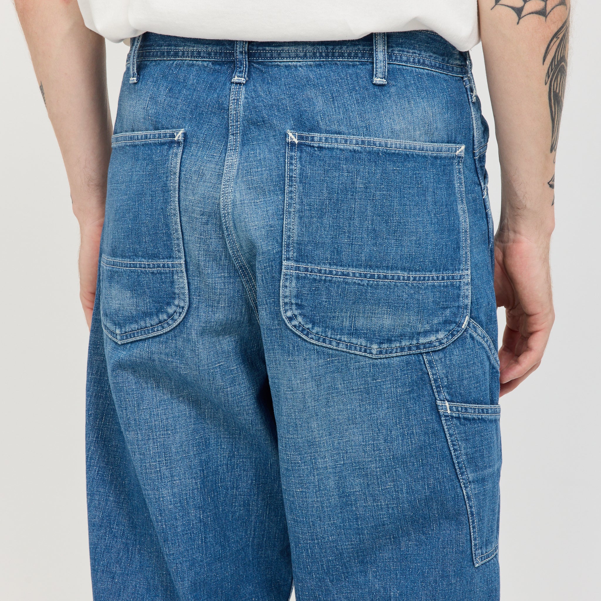 Wide Fit 30's Painter Pants Denim Used - Image 6