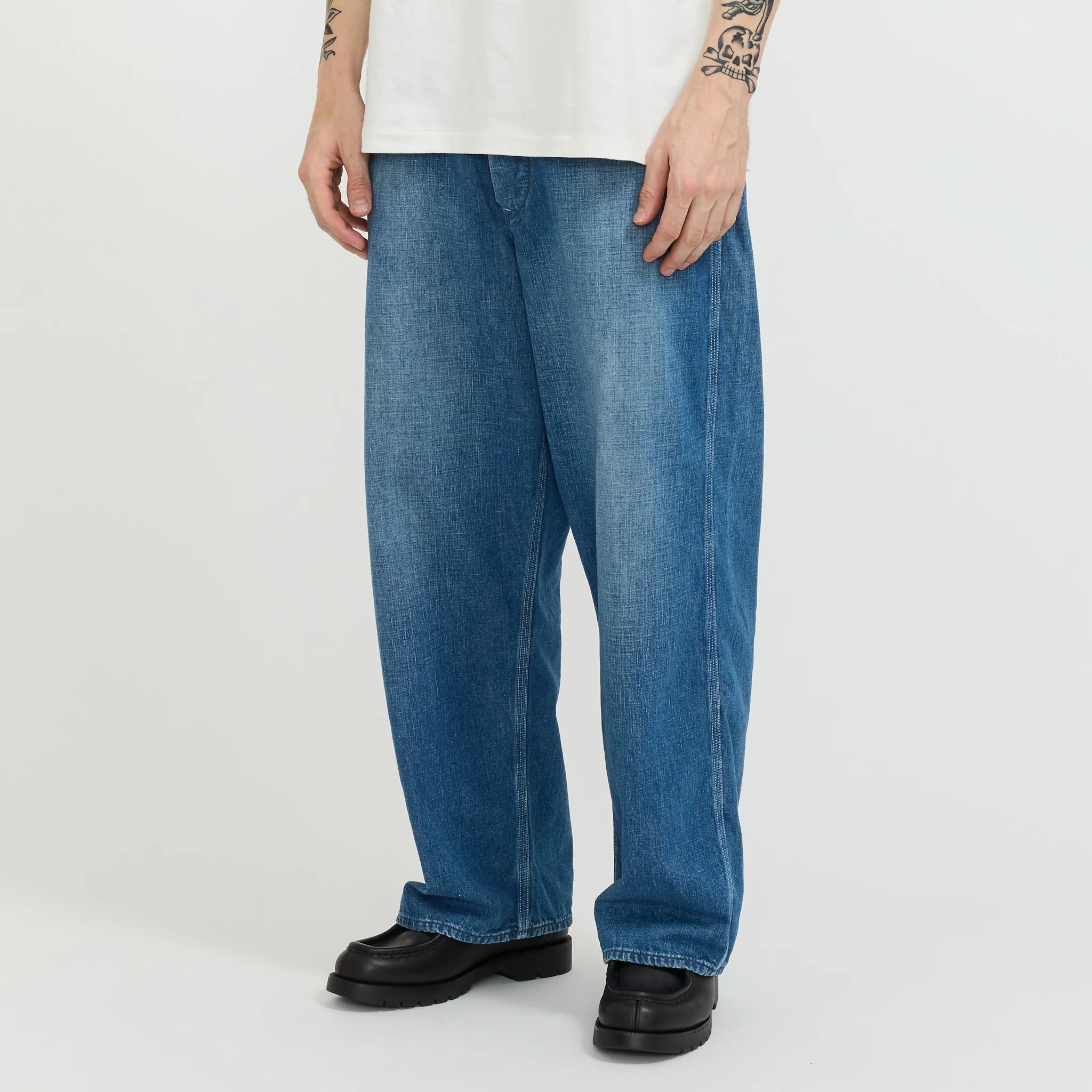 Wide Fit 30's Painter Pants Denim Used - Image 8