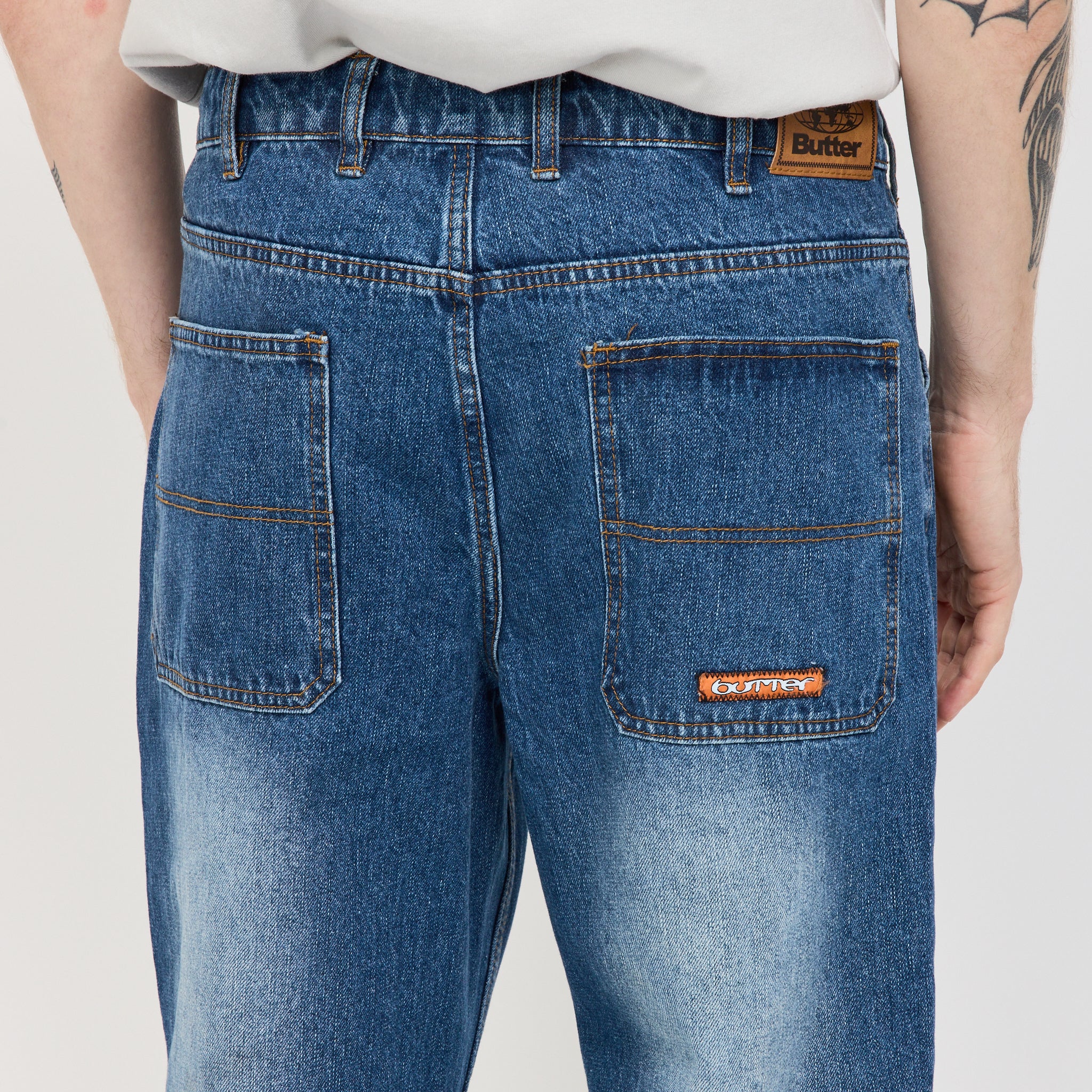 Witness Denim Jeans Mid Indigo Slub - Image 6