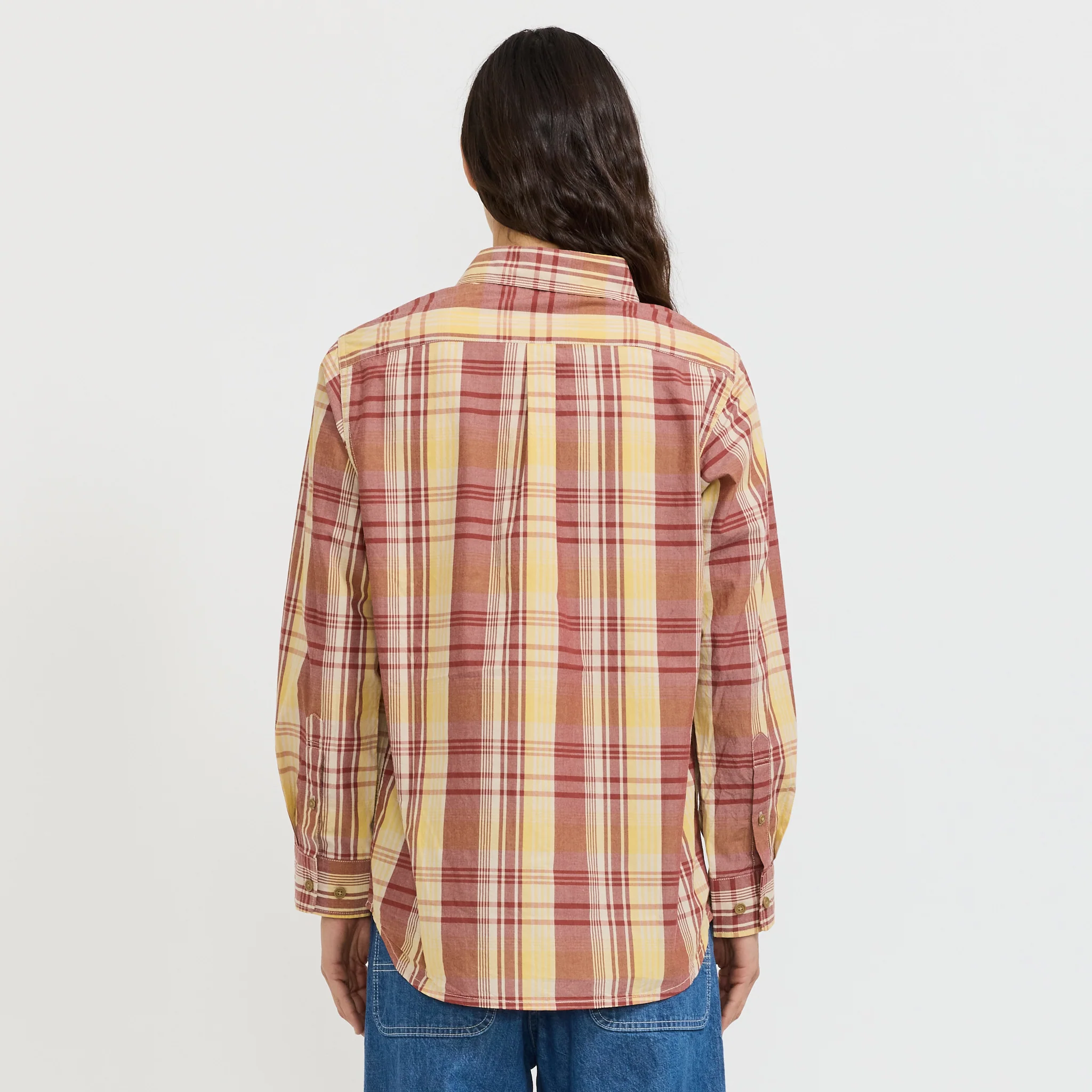Women's Broadcloth Stance Shirt Mustard - Image 4