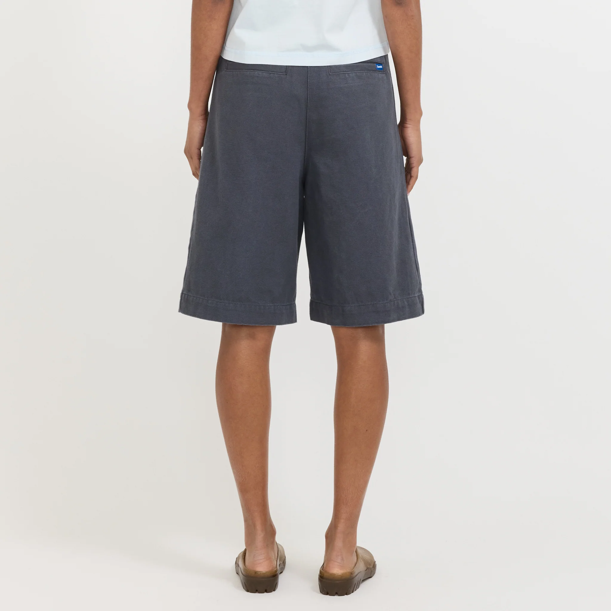 Womens Chino Short Charcoal - Image 4
