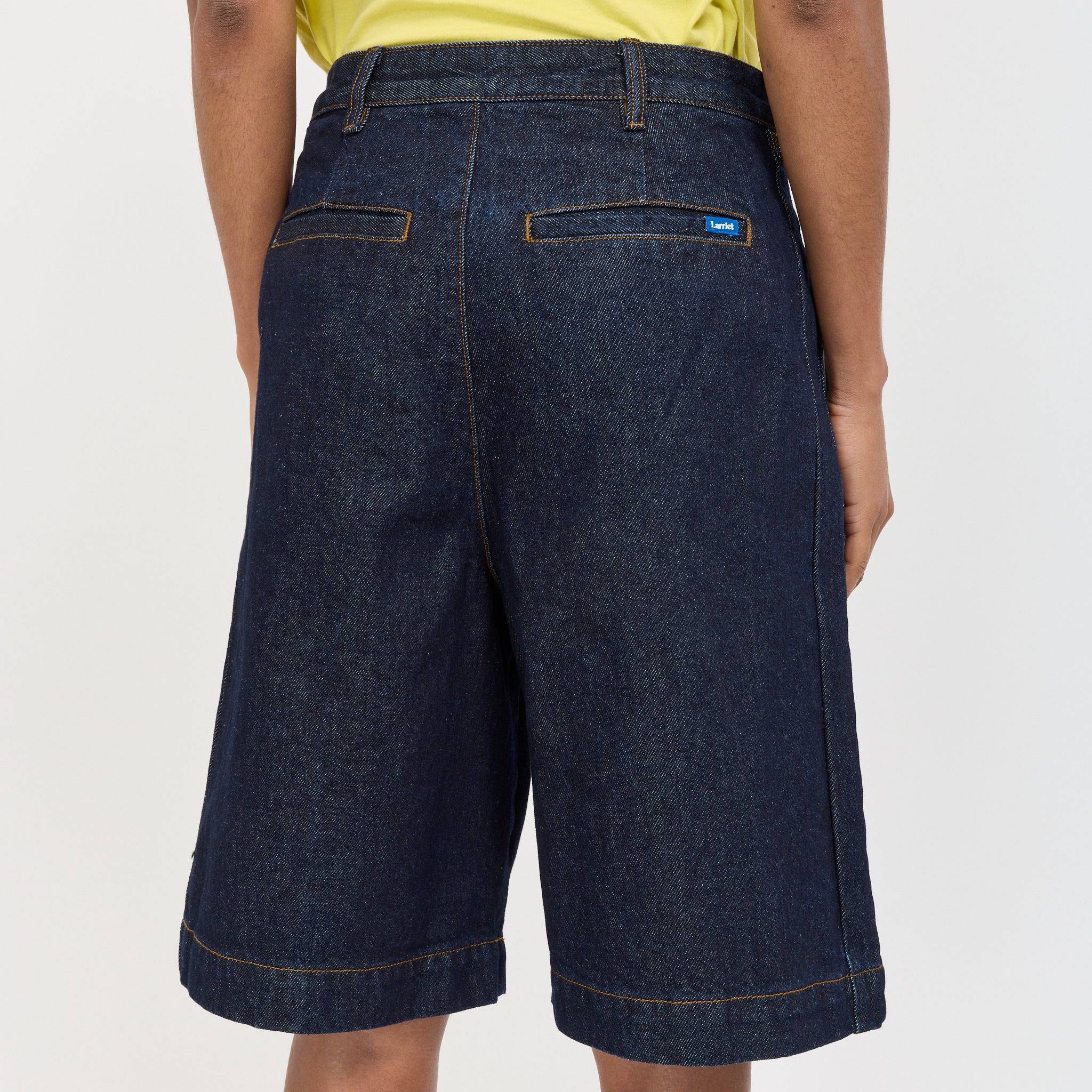 Womens Chino Short Indigo Denim - Image 6