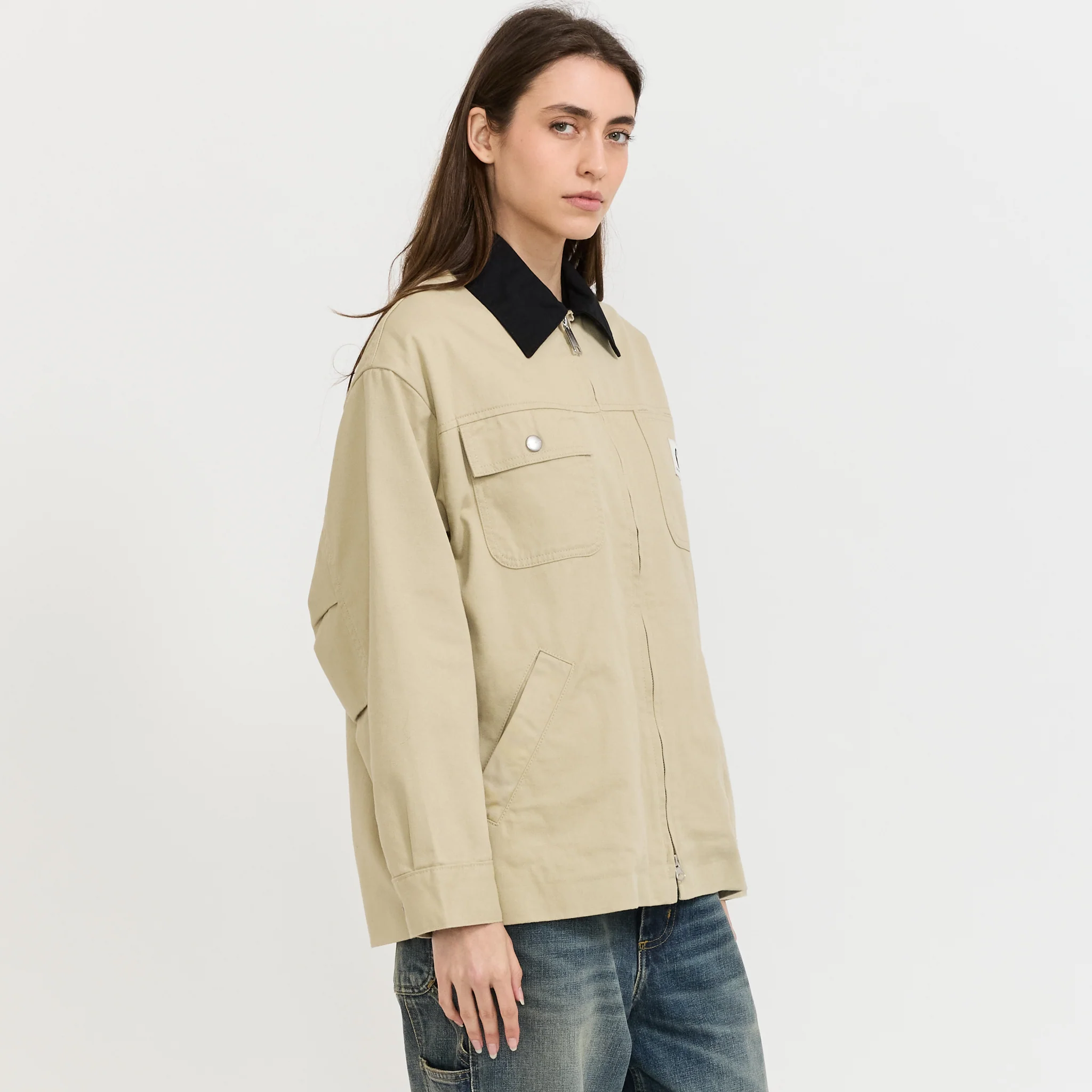 Womens Dana Jacket Barchan/Black Rinsed - Image 3