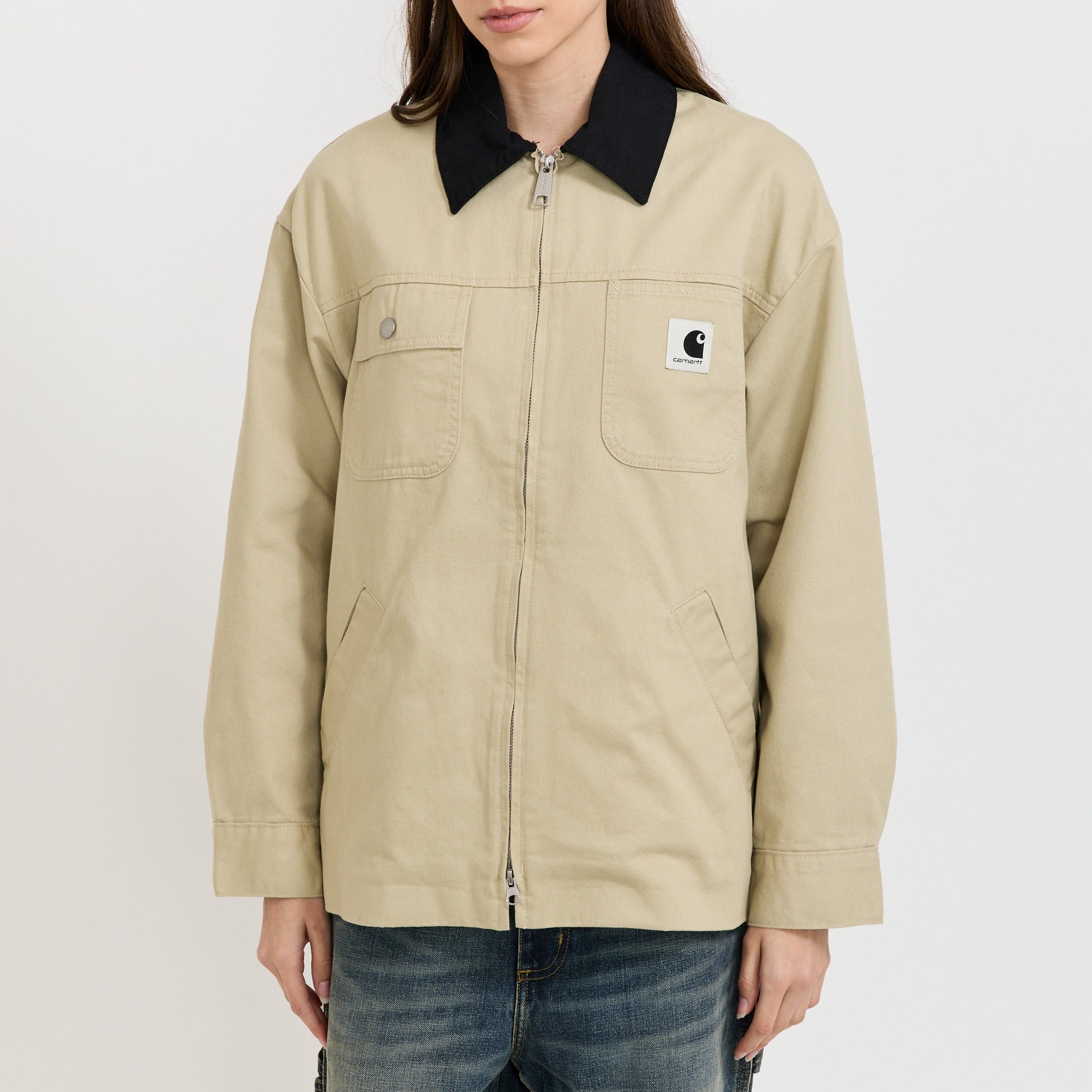 Womens Dana Jacket Barchan/Black Rinsed - Image 5