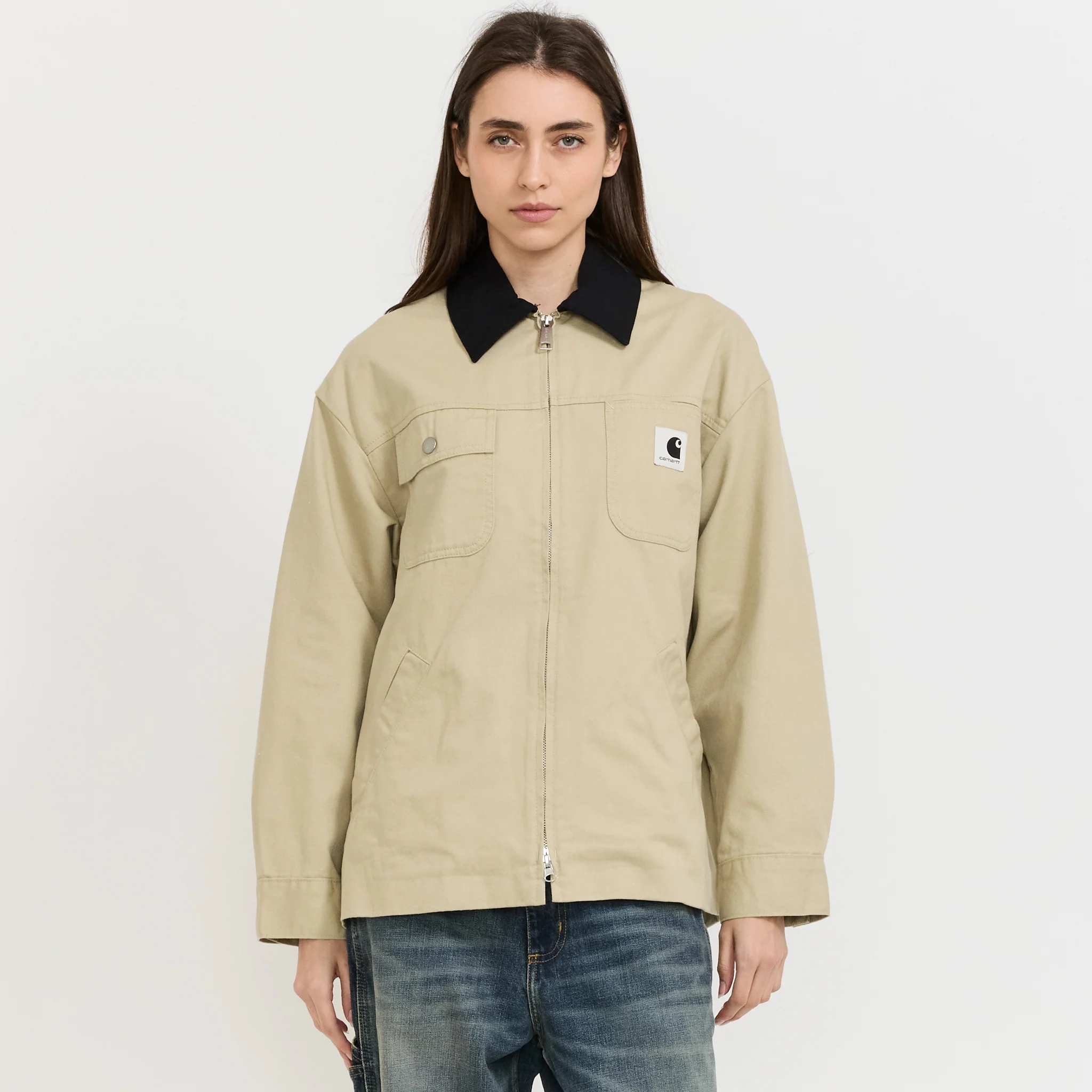 Womens Dana Jacket Barchan/Black Rinsed - Image 9