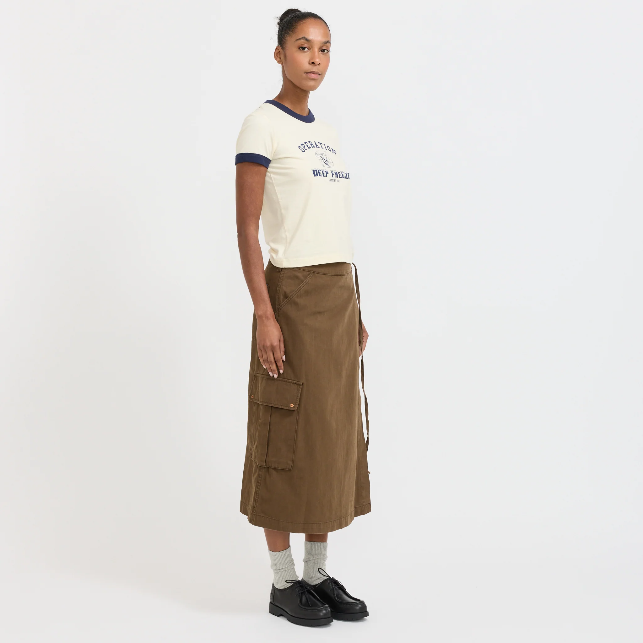 Womens Deep Freeze Tee Natural - Image 2