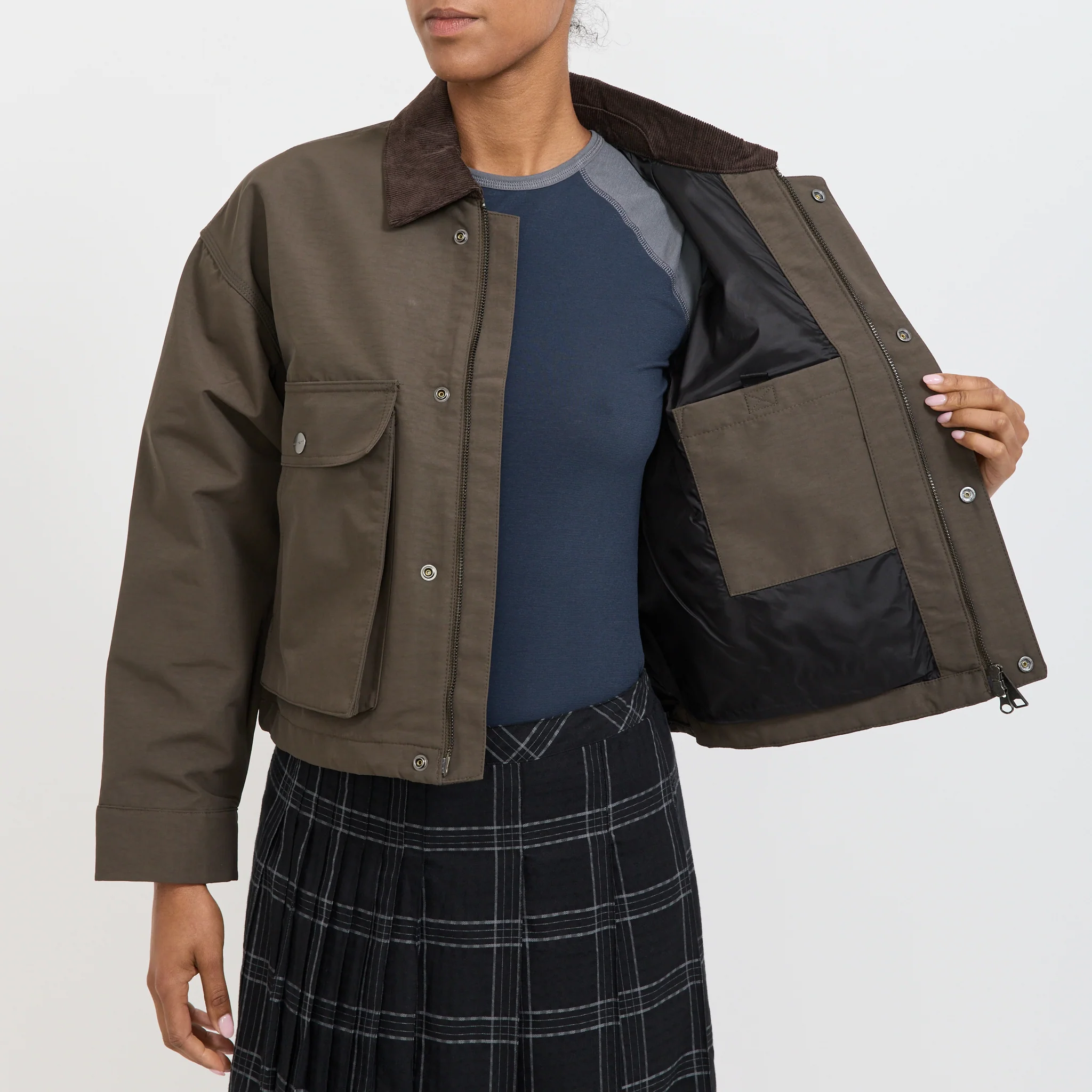 Women's Dunham Jacket Vitola/Tobacco - Image 6
